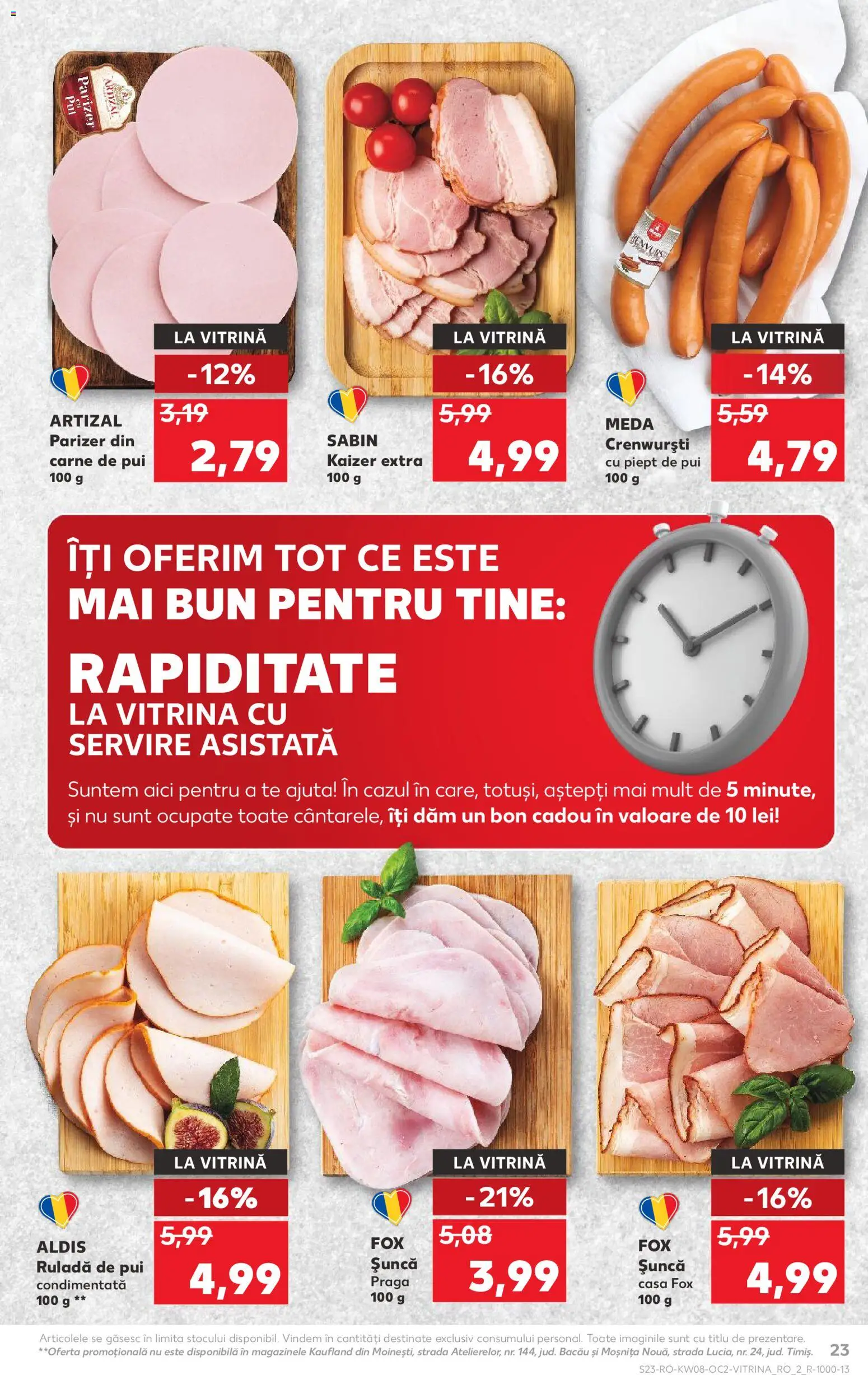 Catalog Kaufland 18 - 23 Februarie 2026 | Pagina 23 | Produse: Hacıyatmaz Kedi Oyuncağı, Șuncă, Carne De Pui, Parizer