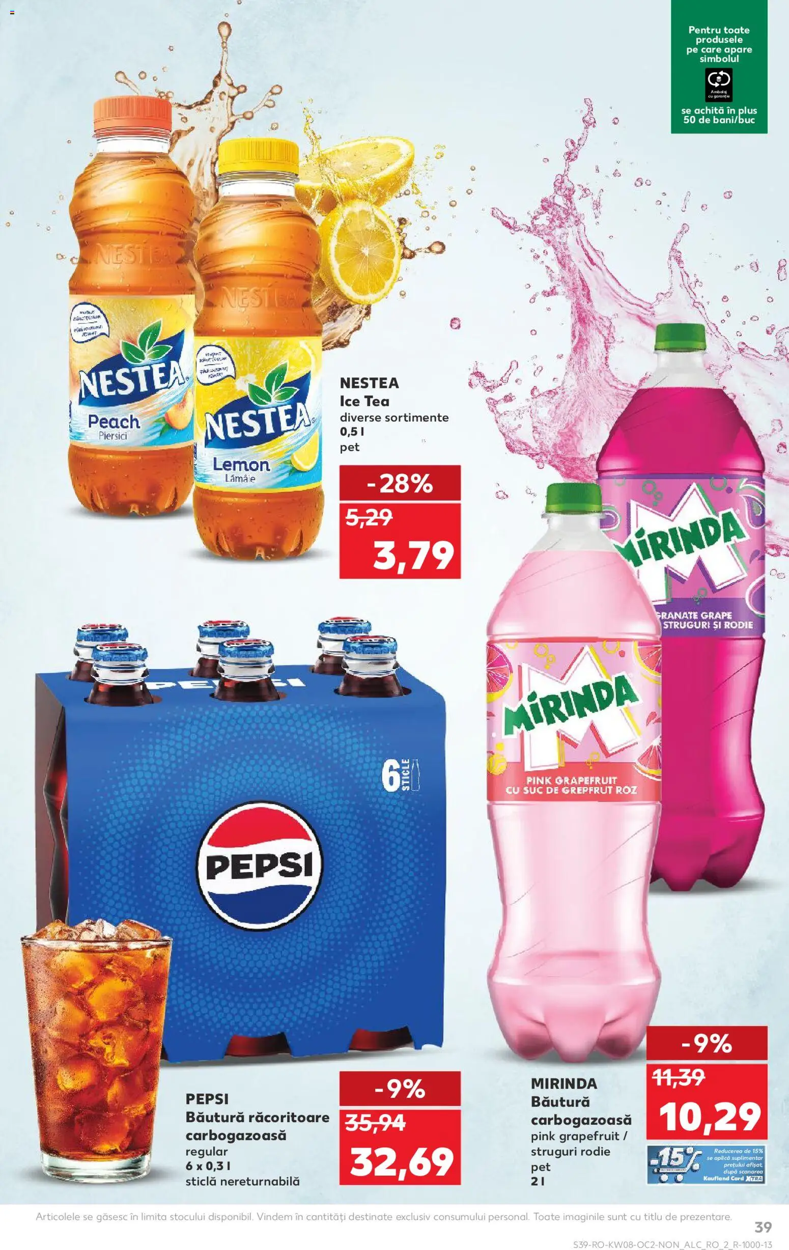 Catalog Kaufland 18 - 23 Februarie 2026 | Pagina 39 | Produse: Struguri, Suc, Ice tea, Grepfrut