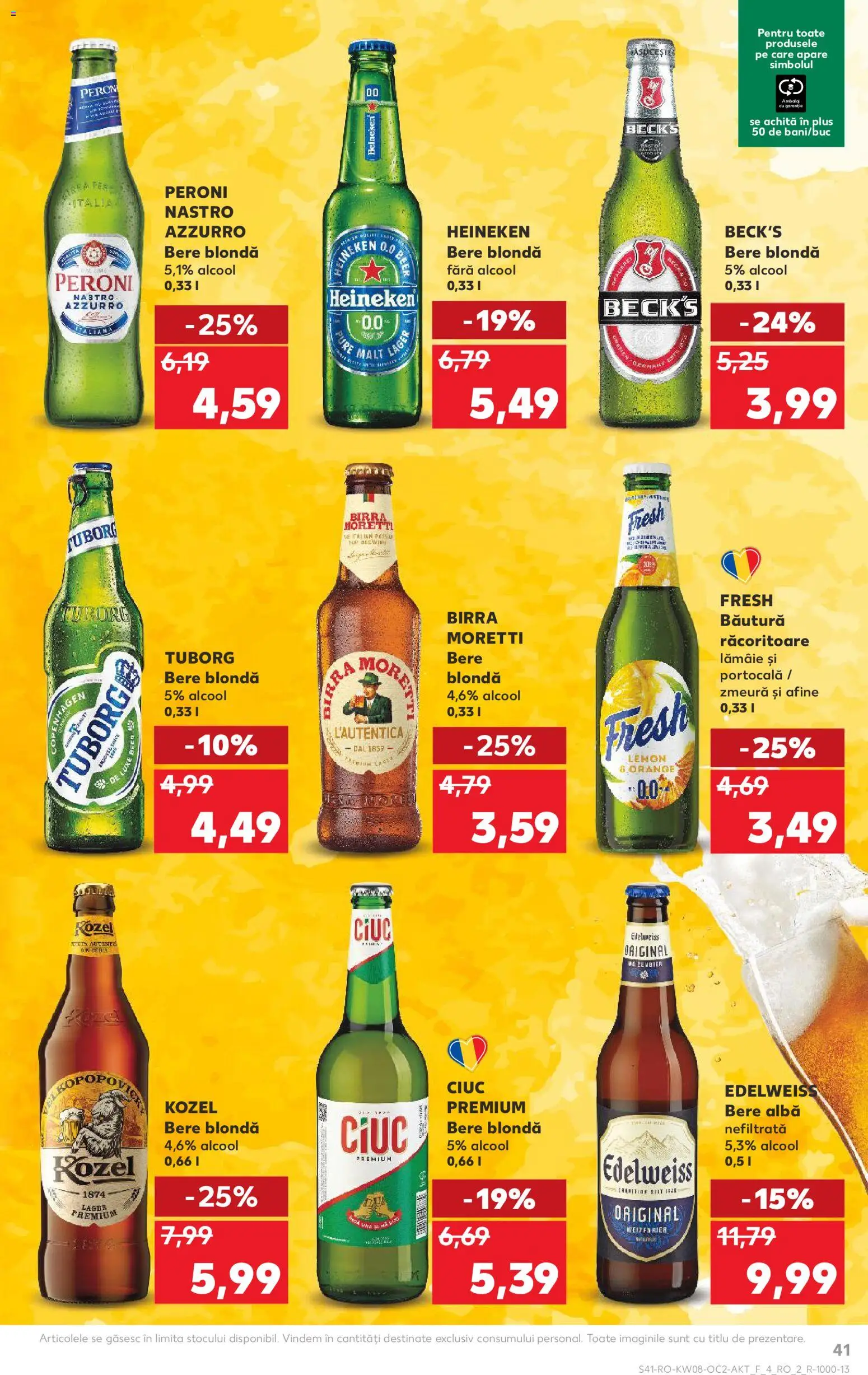 Catalog Kaufland 18 - 23 Februarie 2026 | Pagina 41 | Produse: Afine, Zmeură, Bere, Lămâie
