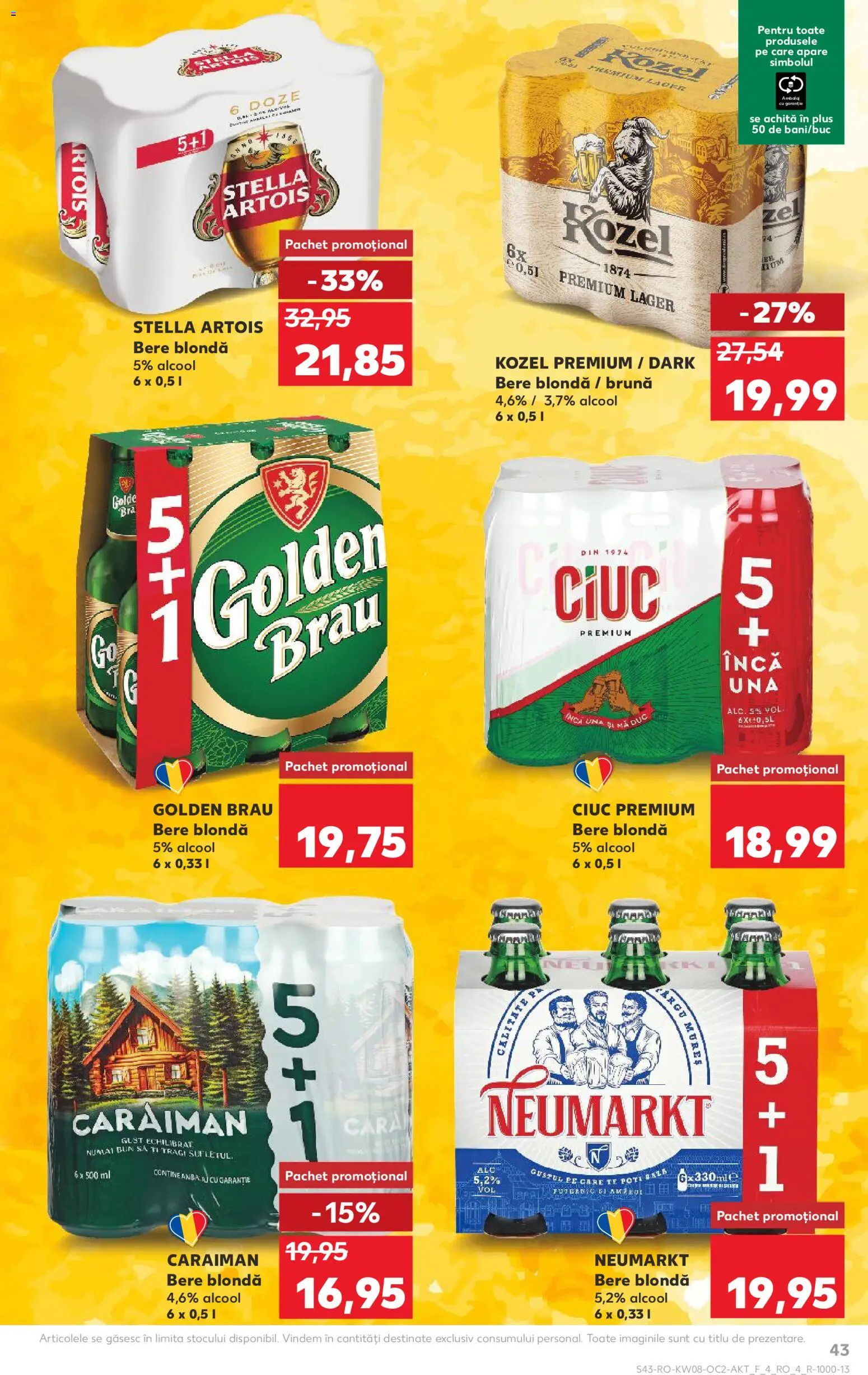 Catalog Kaufland 18 - 23 Februarie 2026 | Pagina 43 | Produse: Atıştırmalık, Bere