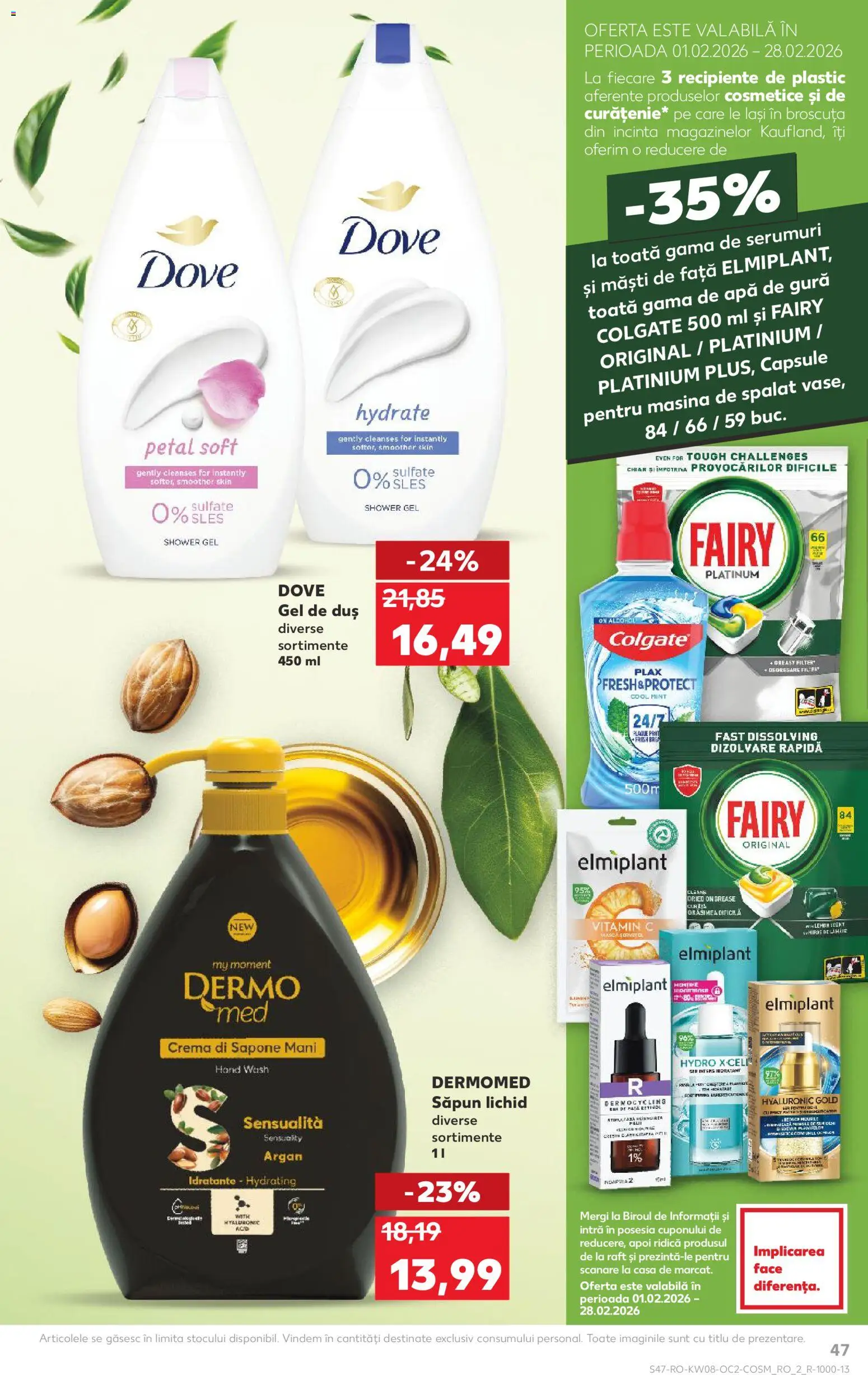 Catalog Kaufland 18 - 23 Februarie 2026 | Pagina 47 | Produse: Mașină De Spălat, Mașină De Spălat Vase, Săpun, Capsule pentru mașina de spălat