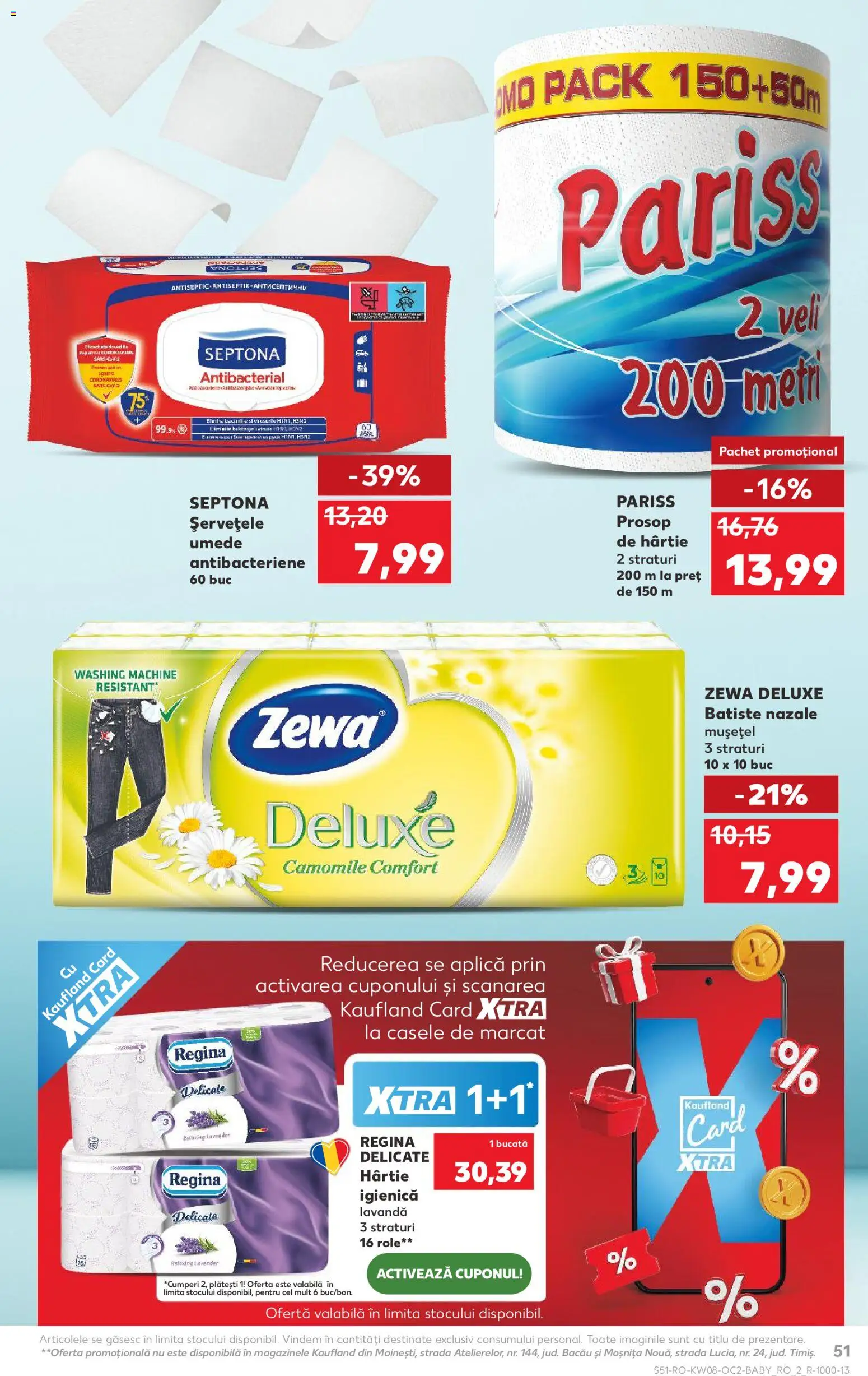Catalog Kaufland 18 - 23 Februarie 2026 | Pagina 51 | Produse: Role, Șervețele umede