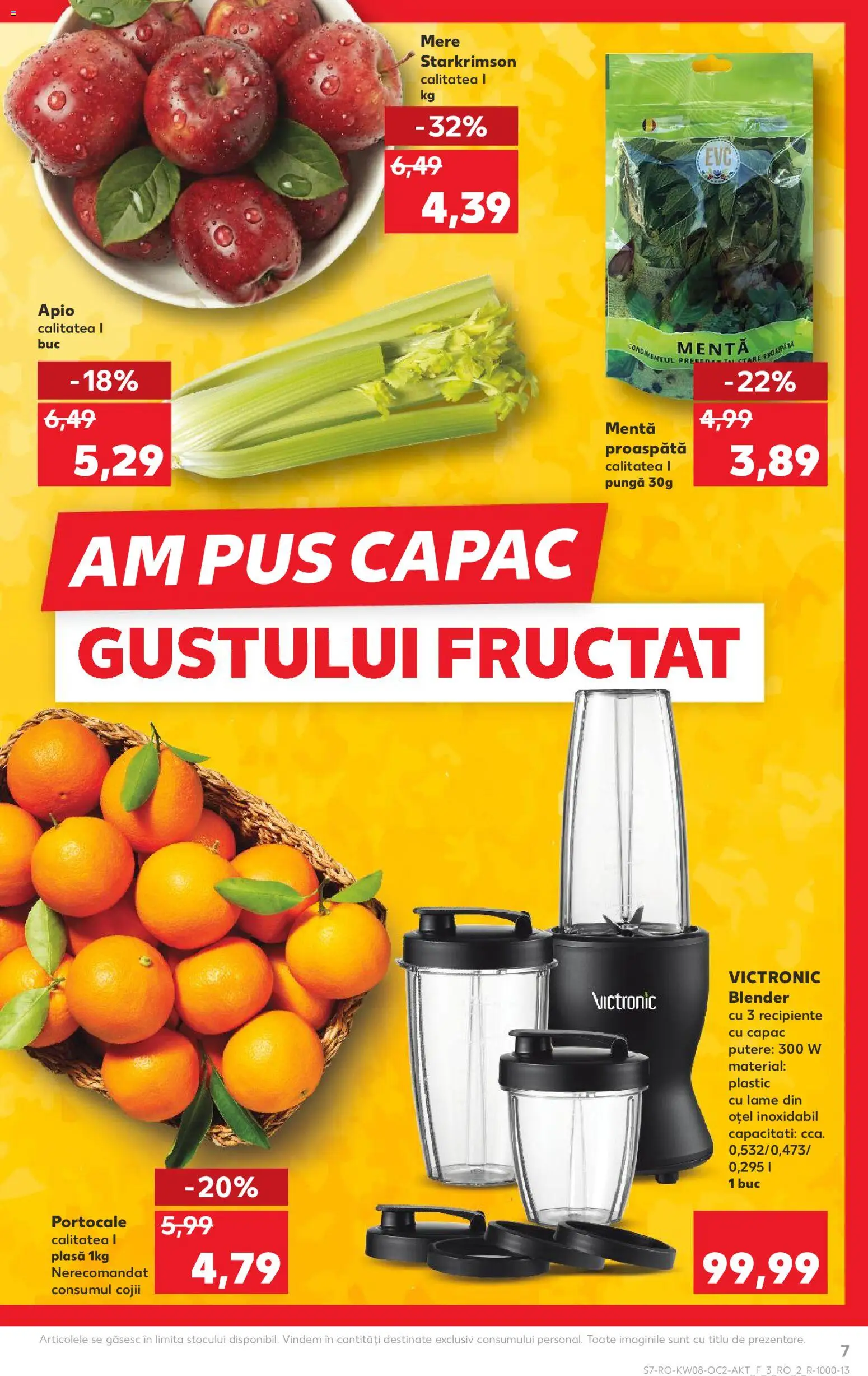 Catalog Kaufland 18 - 23 Februarie 2026 | Pagina 7 | Produse: Pungă, Blender, Mere, Portocale
