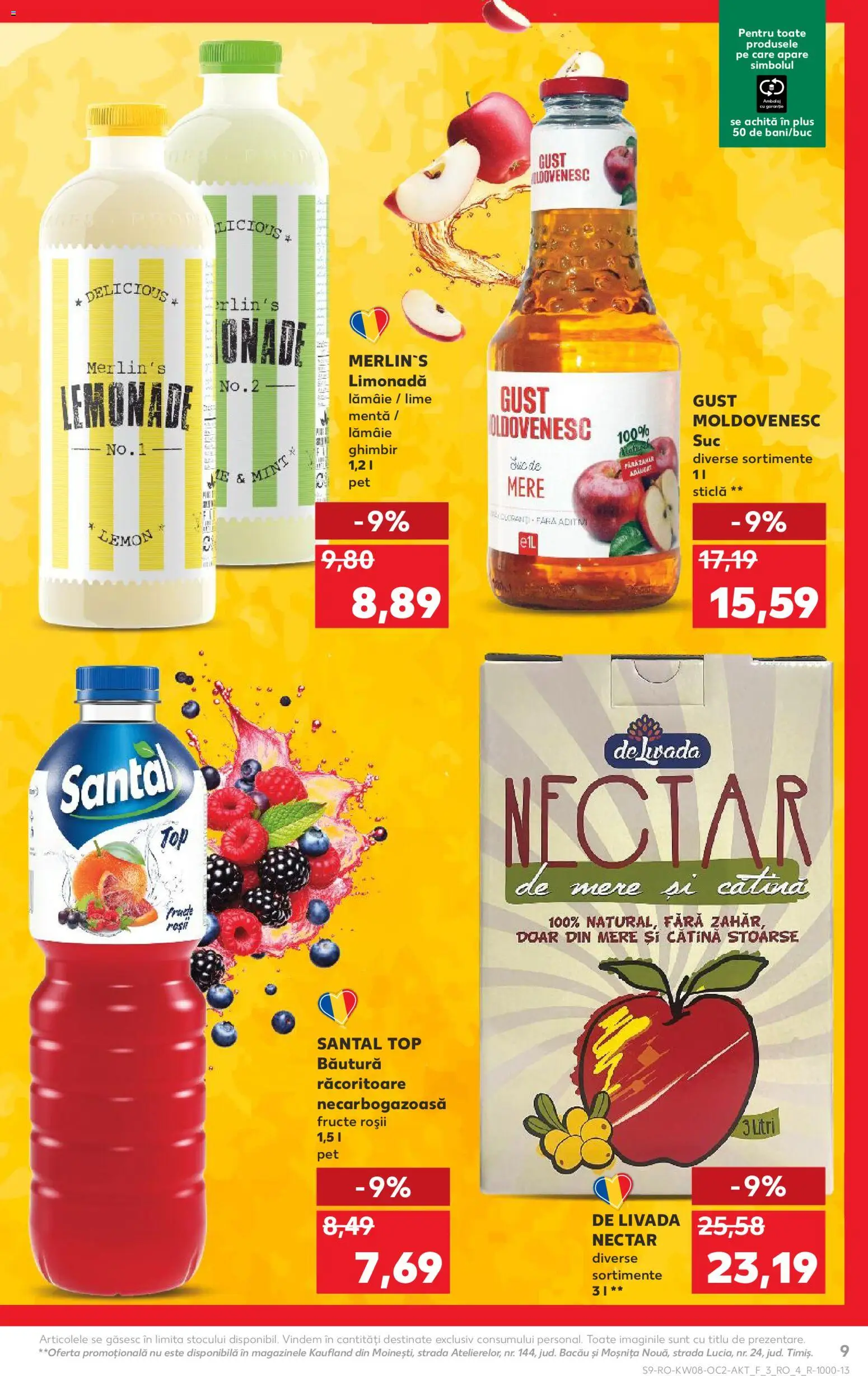 Catalog Kaufland 18 - 23 Februarie 2026 | Pagina 9 | Produse: Suc, Mere, Roșii, Lămâie