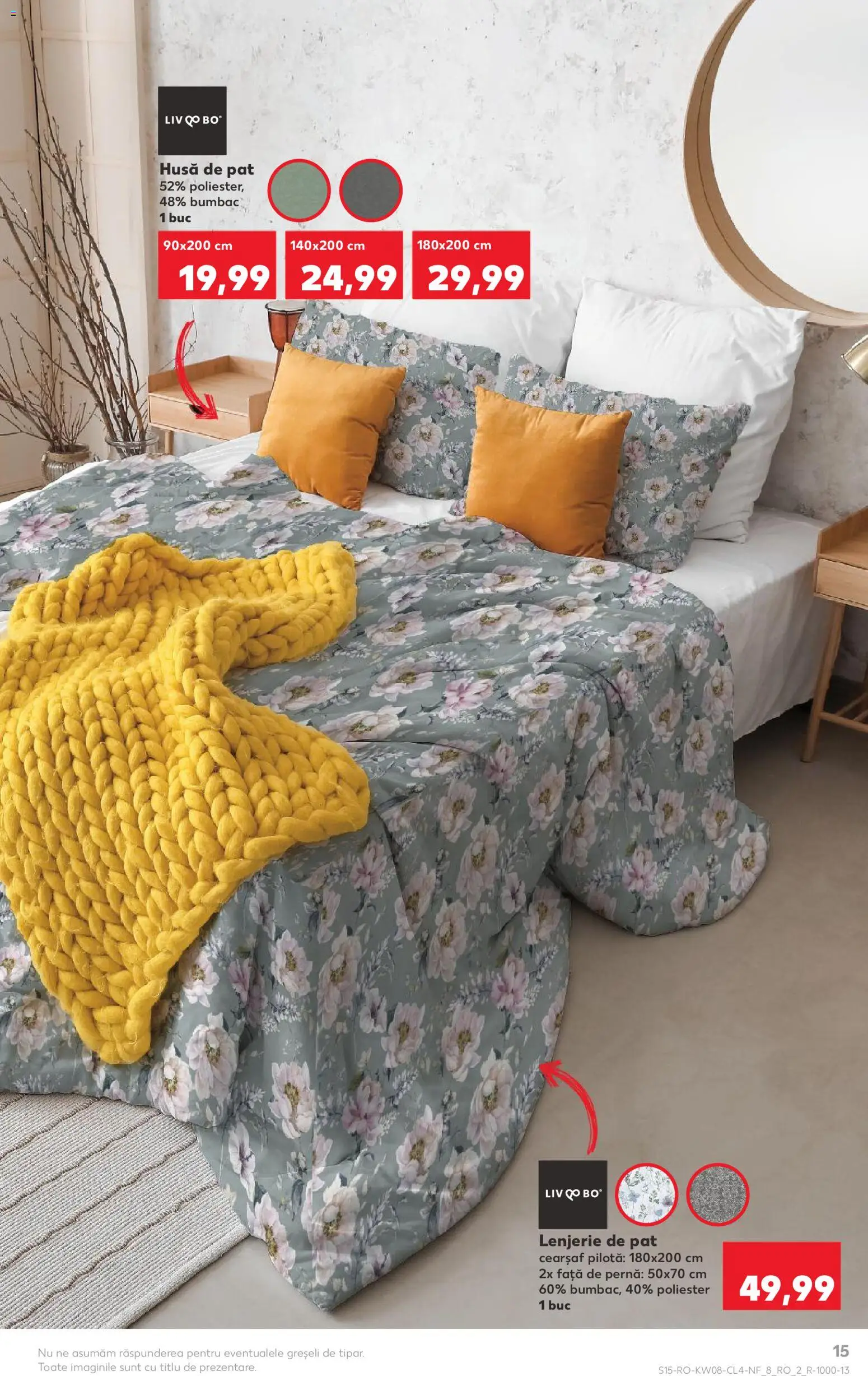 Catalog Kaufland 18 - 23 Februarie 2026 | Pagina 15 | Produse: Pat, Lenjerie de pat, Pilotă, Față de pernă