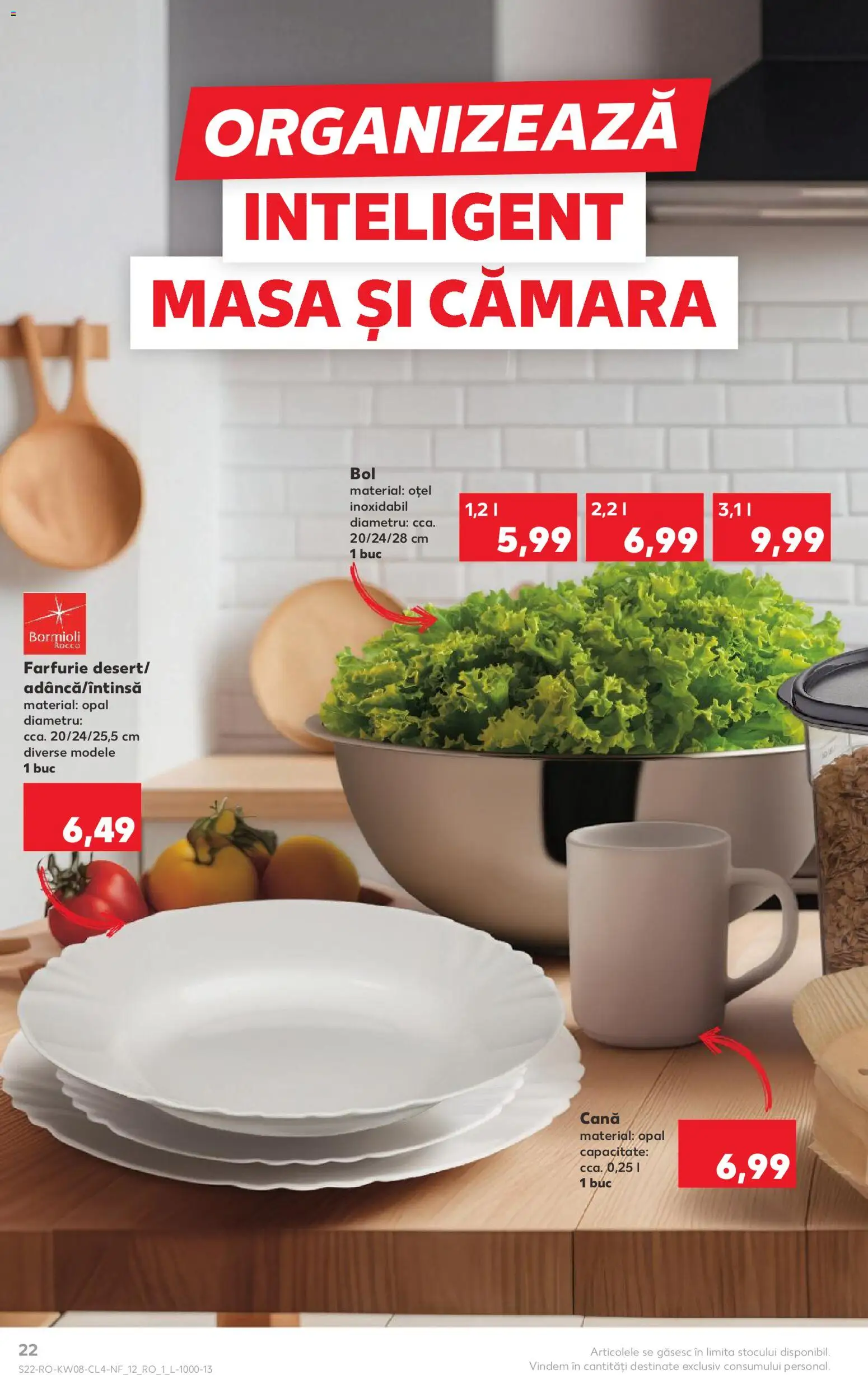 Catalog Kaufland 18 - 23 Februarie 2026 | Pagina 22 | Produse: Bol, Masă, Farfurie