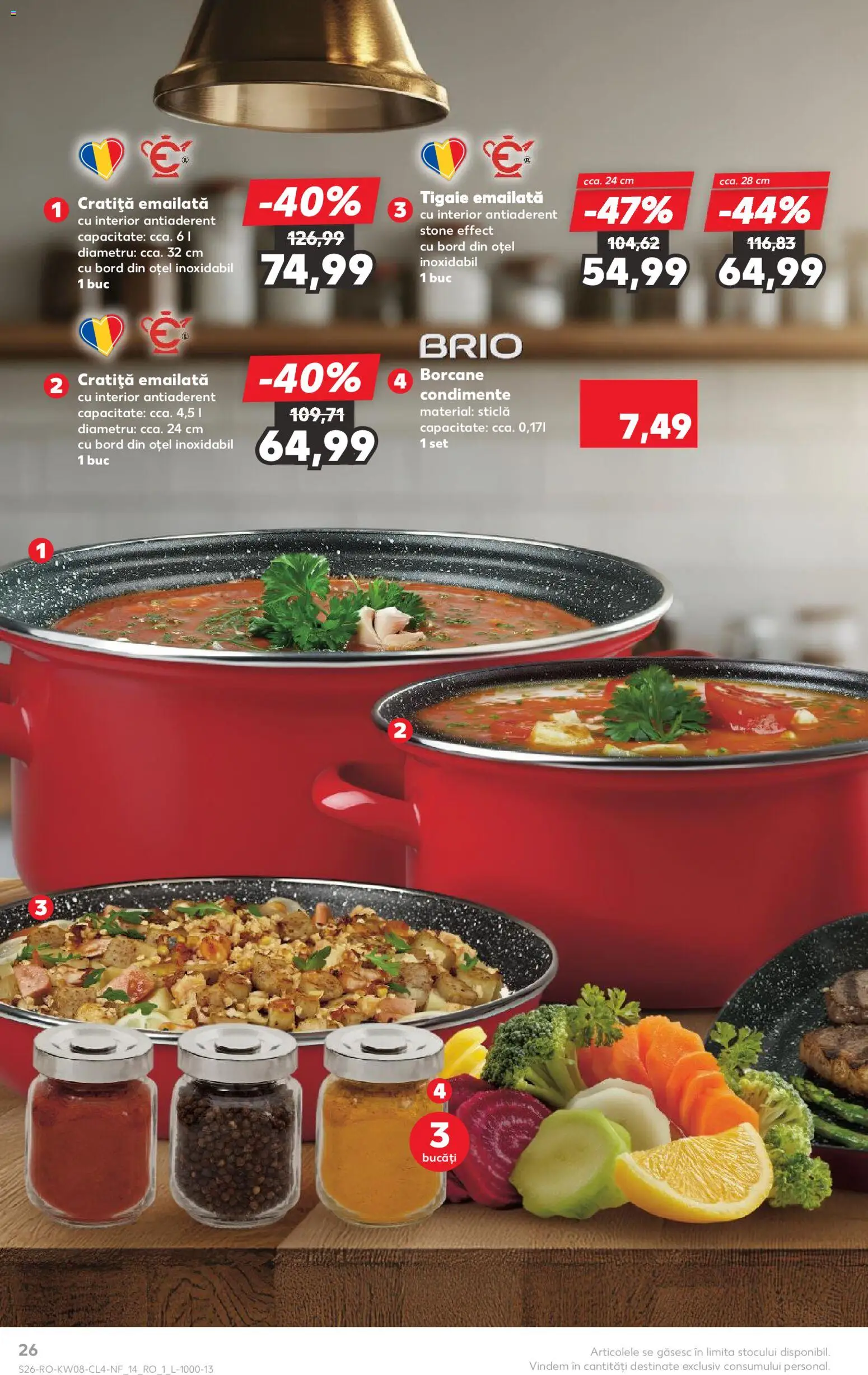 Catalog Kaufland 18 - 23 Februarie 2026 | Pagina 26 | Produse: Tigaie, Cratiță, Condimente