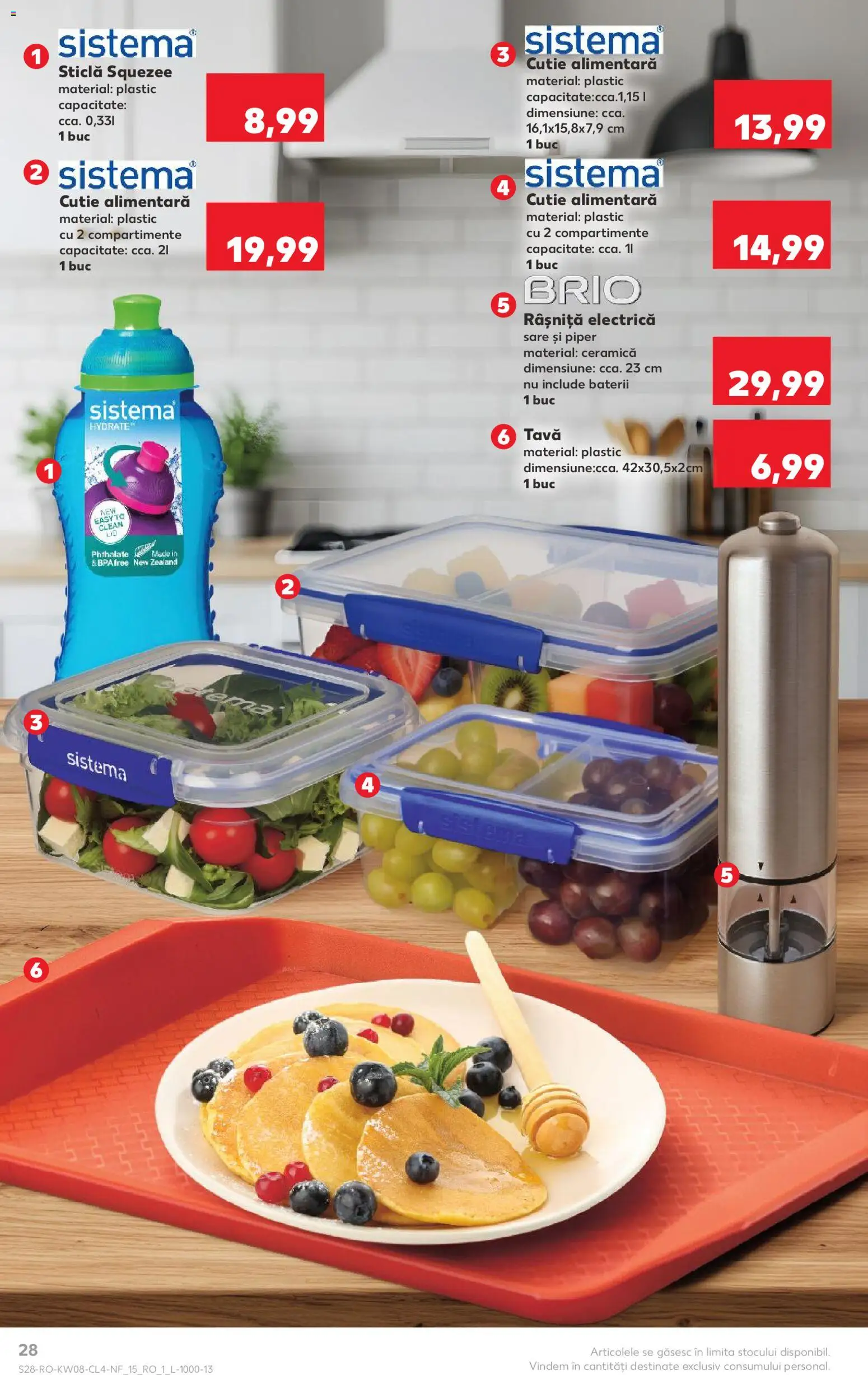 Catalog Kaufland 18 - 23 Februarie 2026 | Pagina 28 | Produse: Cutie, Baterii, Sare, Piper