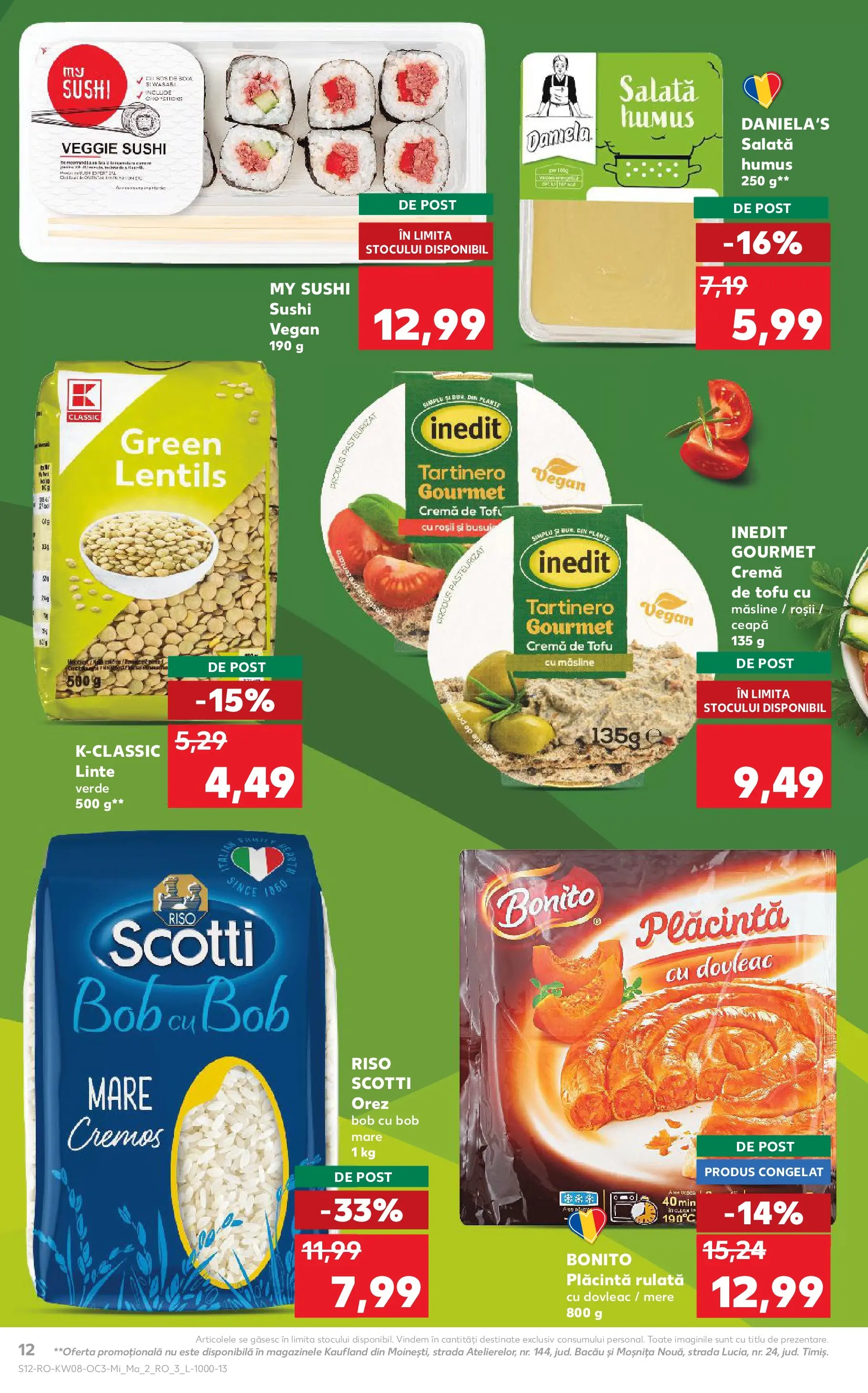 Catalog Kaufland 18 - 23 Februarie 2026 | Pagina 12 | Produse: Dovleac, Măsline, Roșii, Ceapă