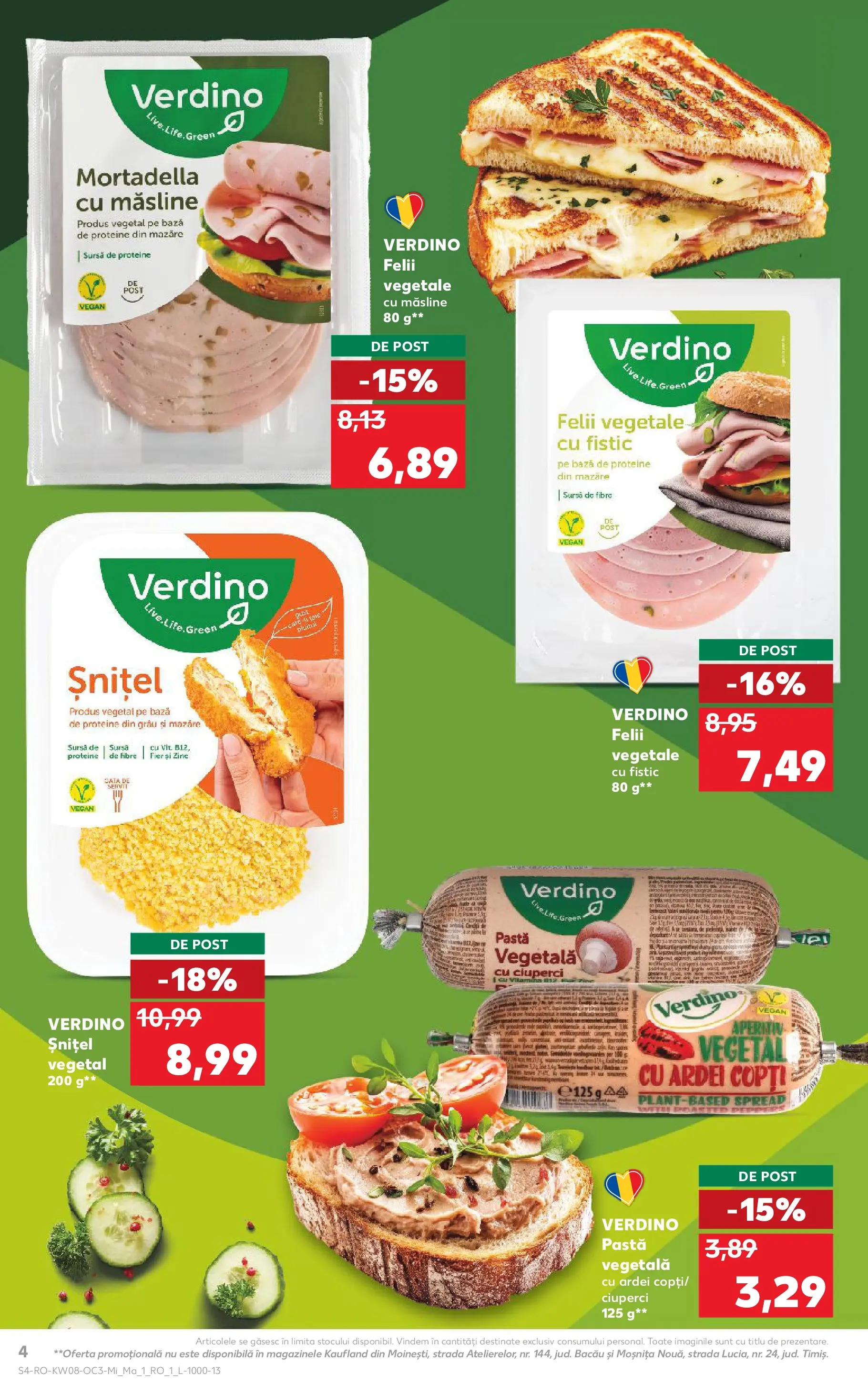 Catalog Kaufland 18 - 23 Februarie 2026 | Pagina 4 | Produse: Mazăre, Masaüstü kılıfı, Măsline, Ciuperci