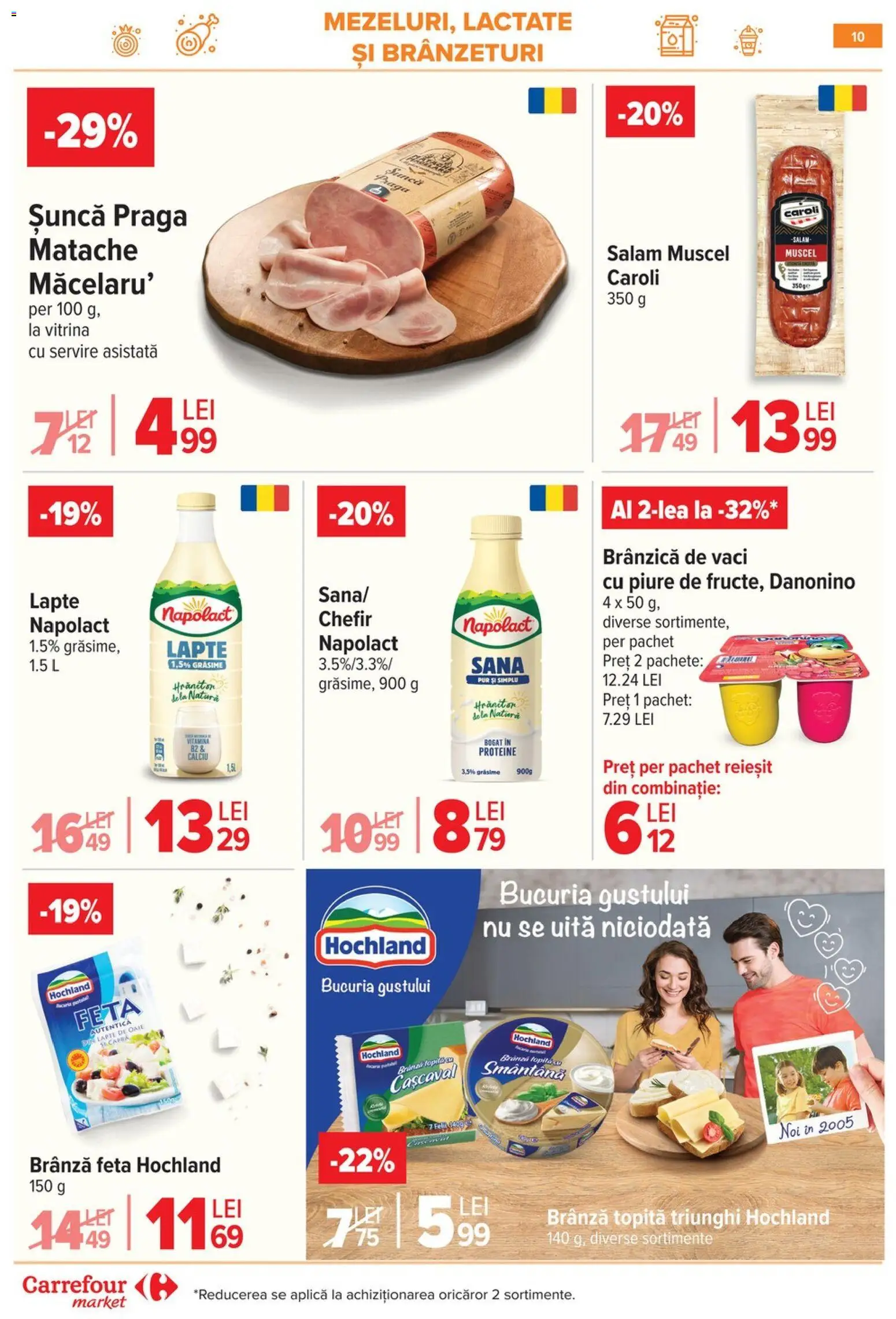 Catalog Carrefour 18 - 23 Februarie 2026 | Pagina 11 | Produse: Vitrină, Cașcaval, Șuncă, Smântână