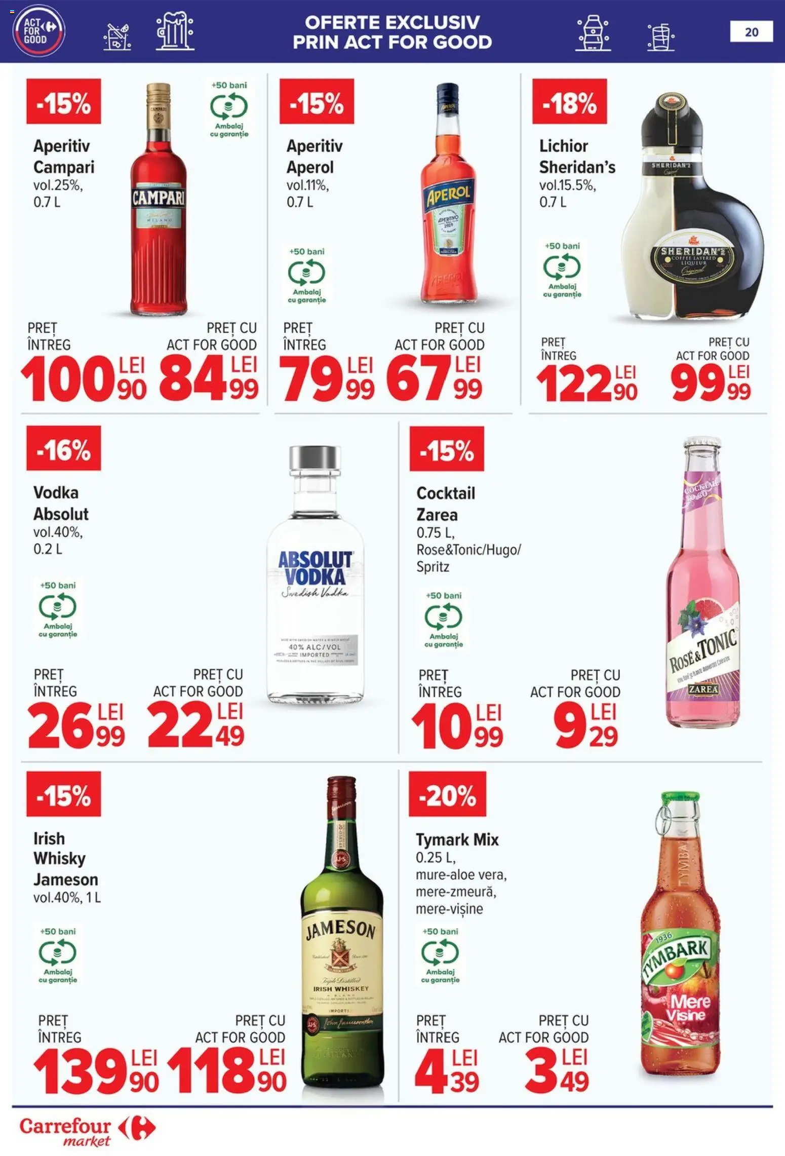 Catalog Carrefour 18 - 23 Februarie 2026 | Pagina 21 | Produse: Lichior, Vodka, Whiskey, Aperol