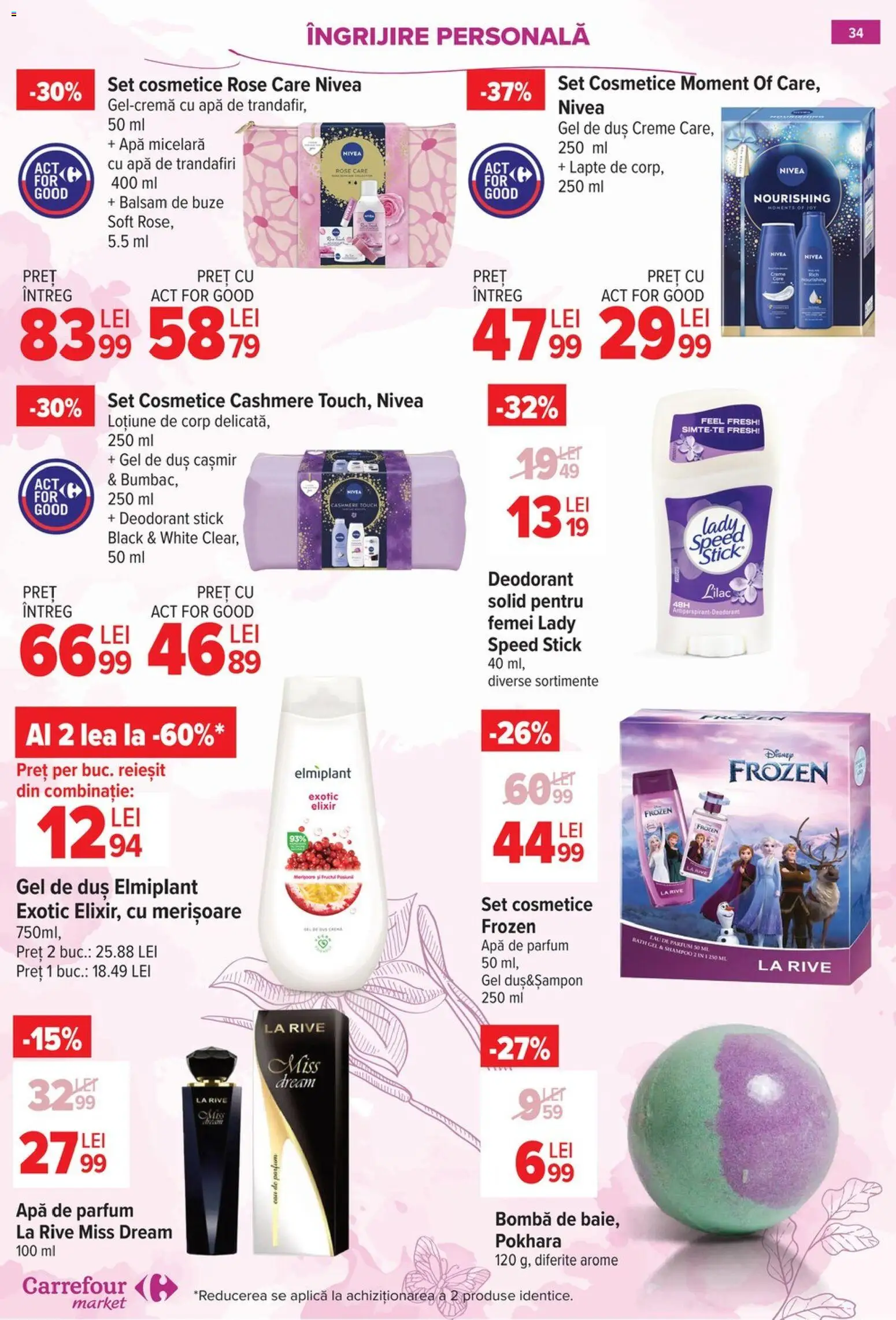 Catalog Carrefour 18 - 23 Februarie 2026 | Pagina 35 | Produse: Apă de parfum, Parfum, Apă micelară, Gel de duș