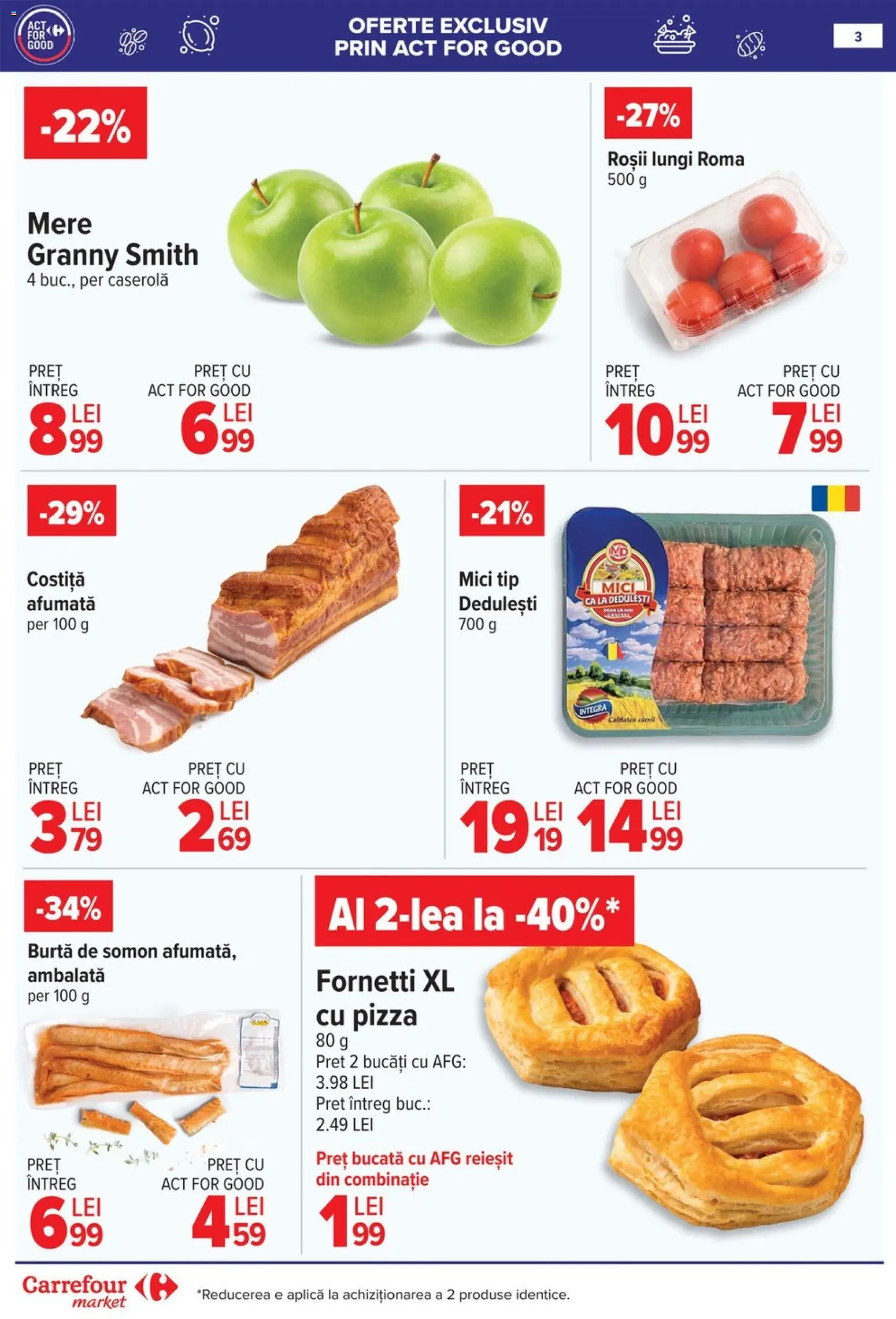 Catalog Carrefour 18 - 23 Februarie 2026 | Pagina 4 | Produse: Mici, Pizza, Mere, Roșii