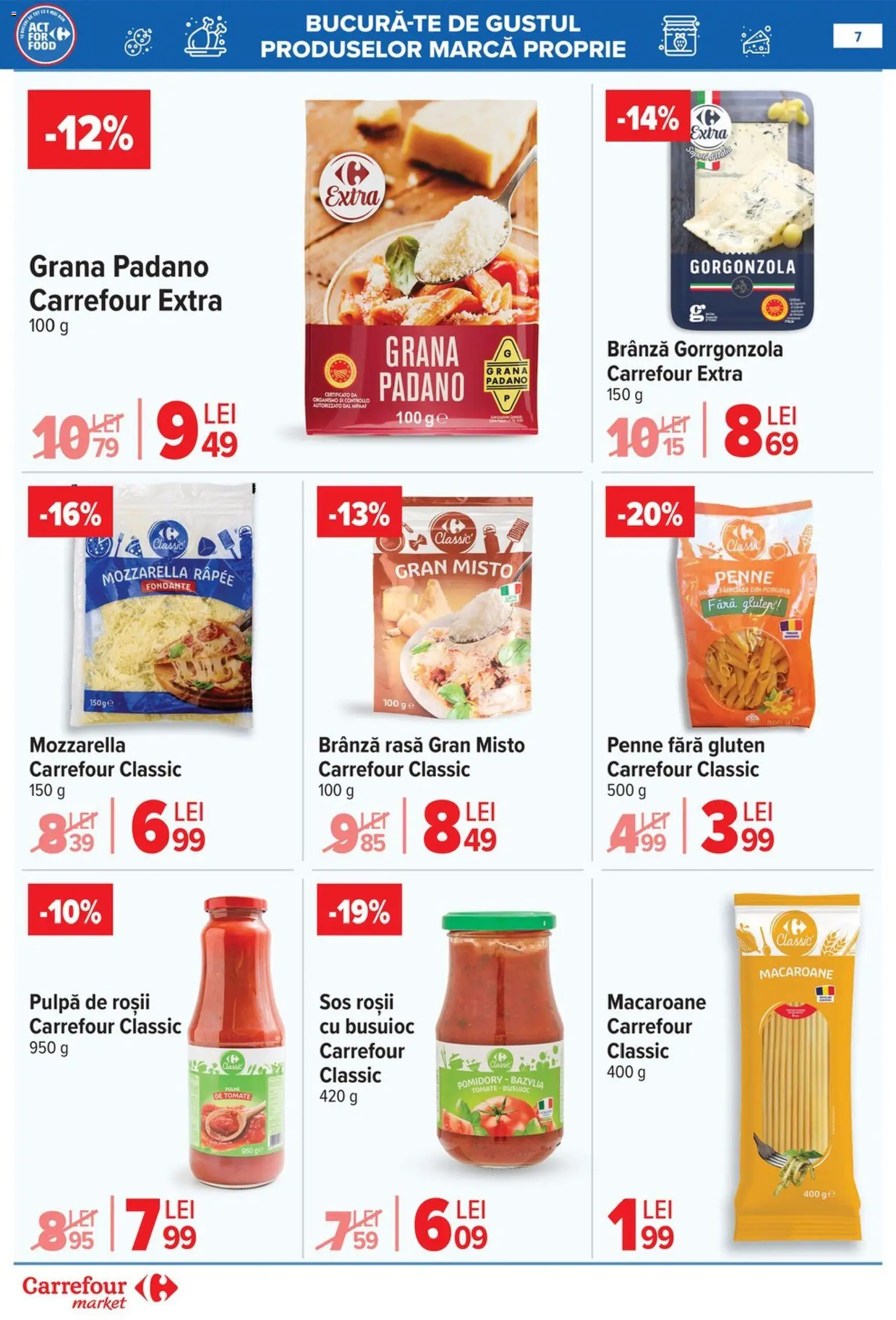 Catalog Carrefour 18 - 23 Februarie 2026 | Pagina 8 | Produse: Mozzarella, Brânză, Porumb, Sos