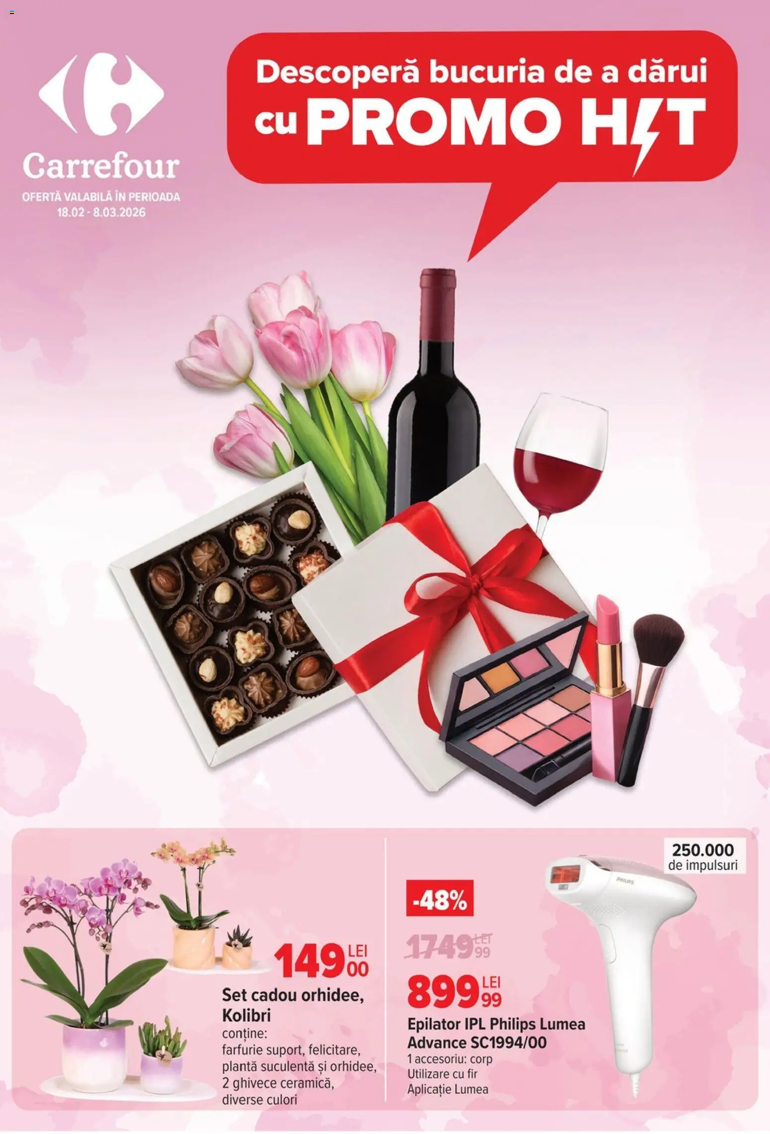 Catalog Carrefour 18 Februarie - 7 Martie 2026 | Pagina 1 | Produse: Enginar, Epilator, Farfurie