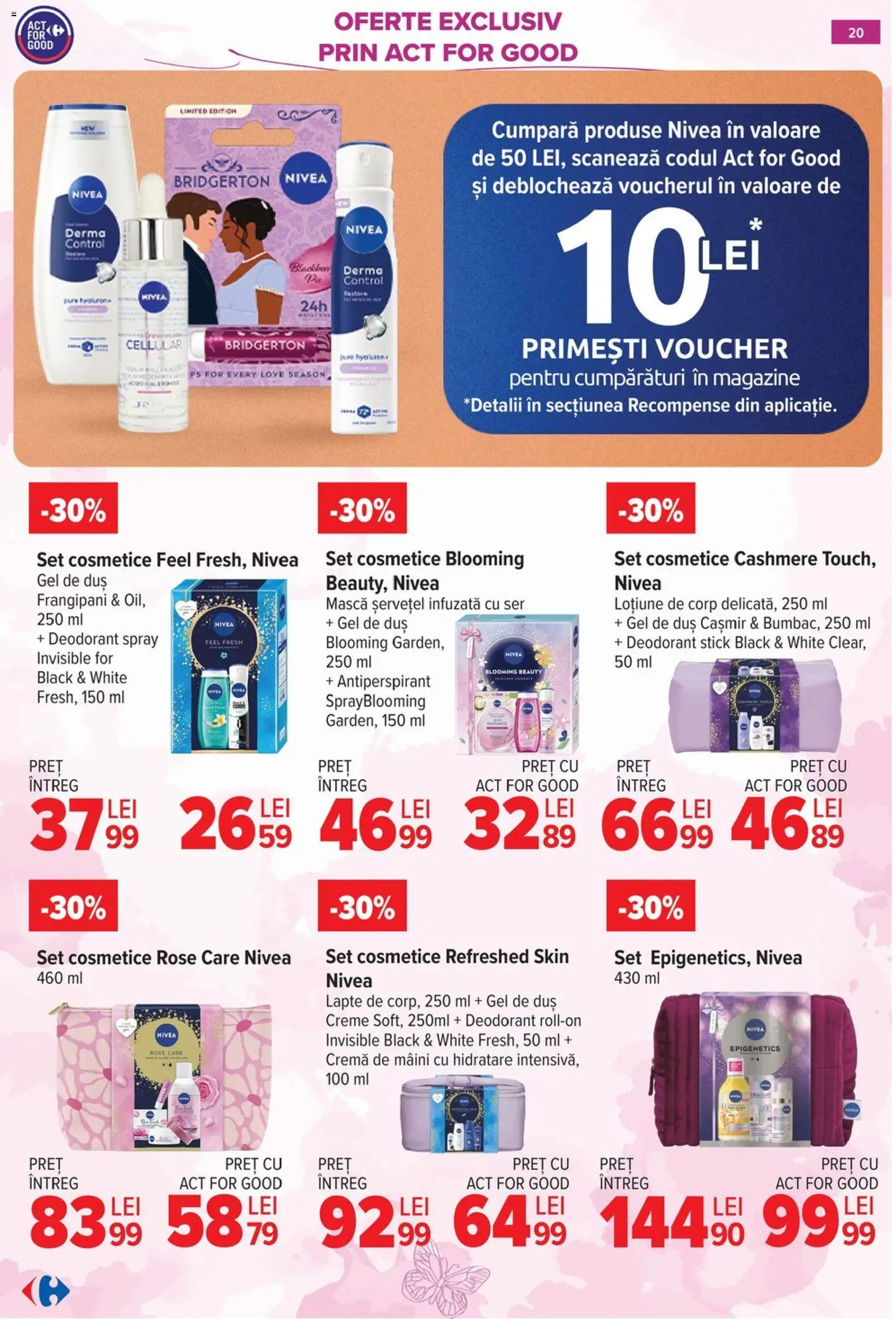 Catalog Carrefour 18 Februarie - 7 Martie 2026 | Pagina 20 | Produse: Lapte, Cremă, Gel de duș, Deodorant