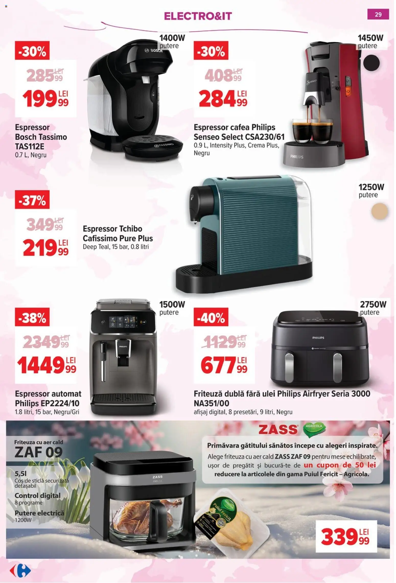 Catalog Carrefour 18 Februarie - 7 Martie 2026 | Pagina 30 | Produse: Friteuză, Cremă, Ulei, Cafea