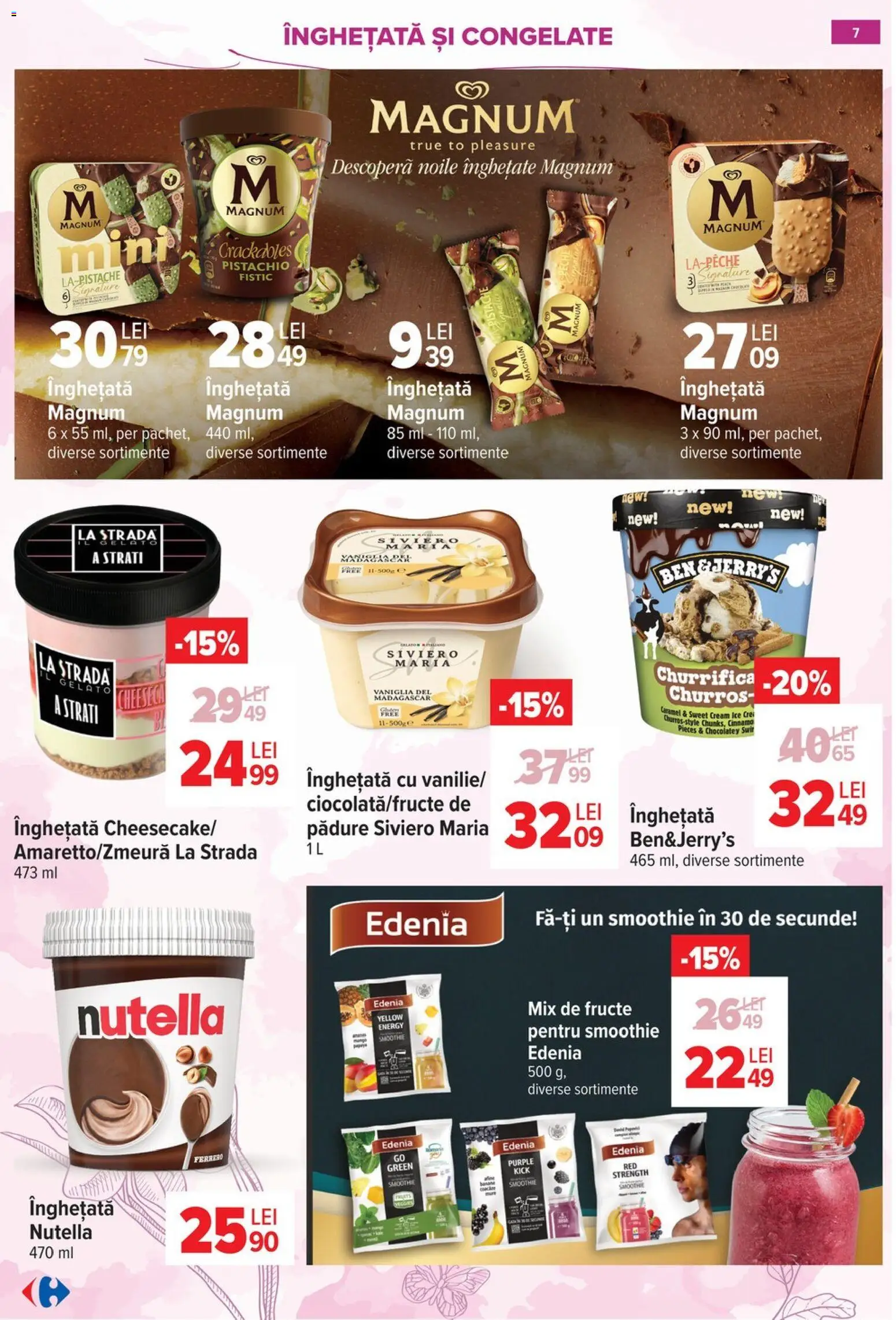 Catalog Carrefour 18 Februarie - 7 Martie 2026 | Pagina 7 | Produse: Fistic, Înghețată, Smoothie, Fructe