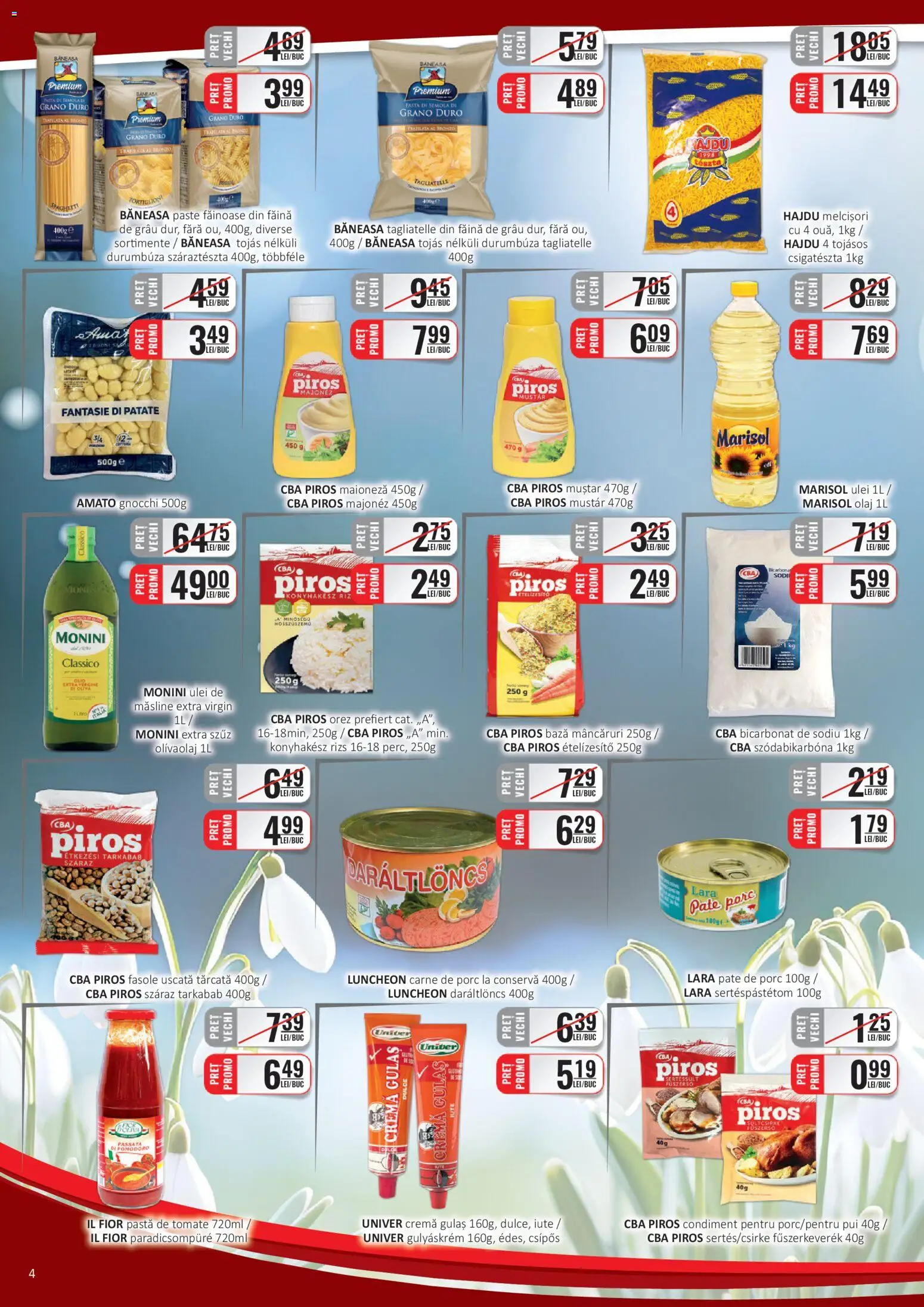 Catalog CBA 16 - 27 Februarie 2026 | Pagina 4 | Produse: Măsline, Cremă, Făină, Maioneză