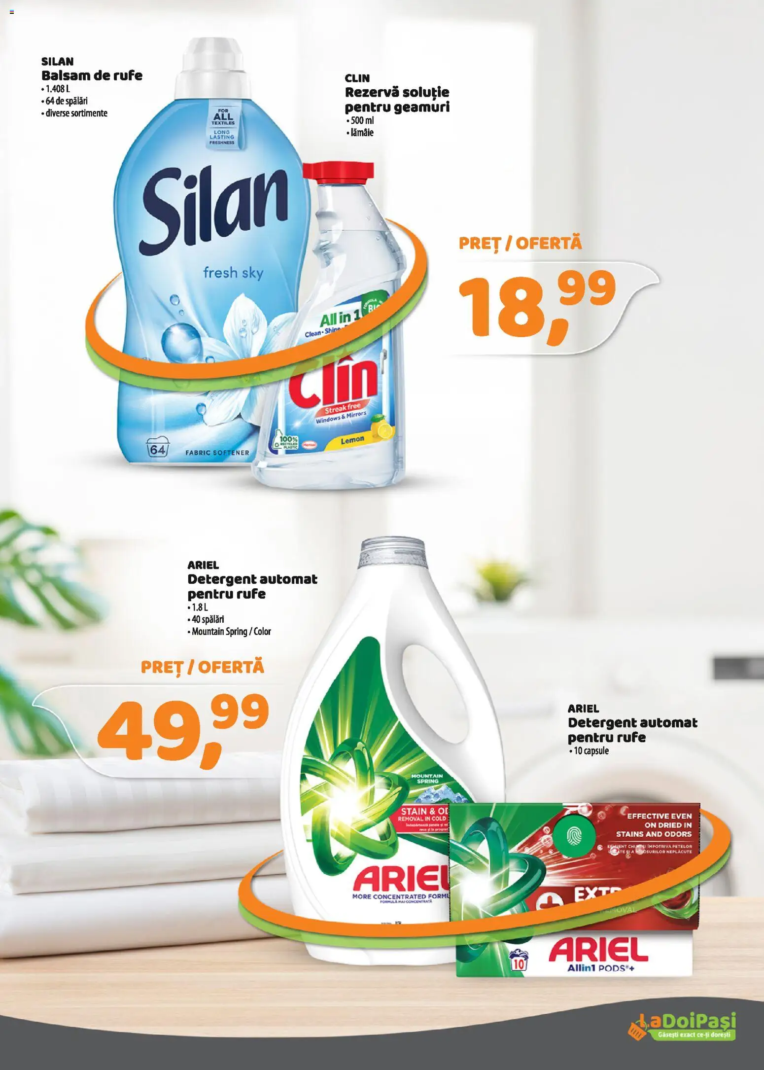 Catalog La Doi Pași 16 - 27 Februarie 2026 | Pagina 13 | Produse: Kedi Ödül Oyuncakları, Balsam, Detergent, Lămâie