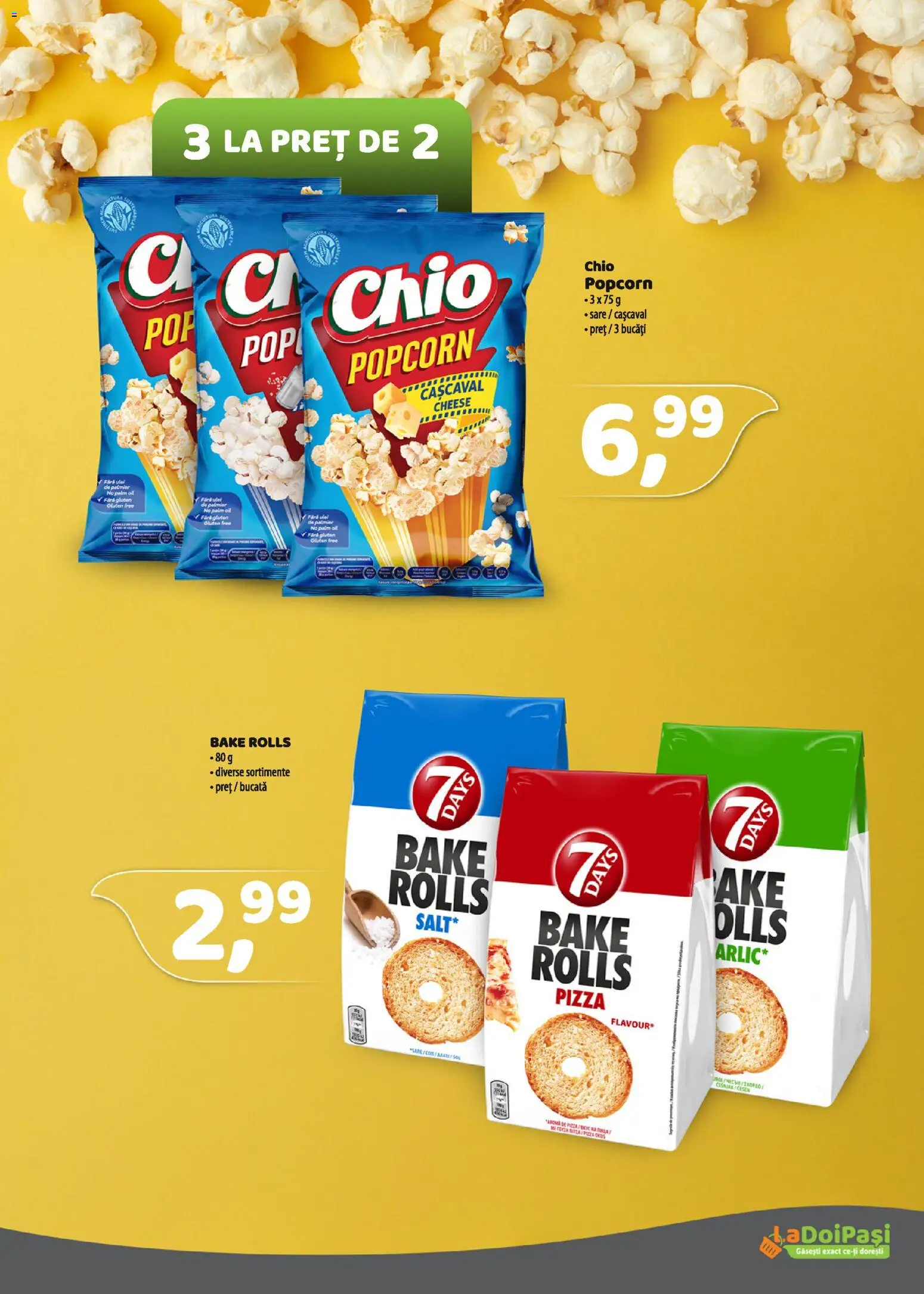 Catalog La Doi Pași 16 - 27 Februarie 2026 | Pagina 5 | Produse: Cașcaval, Pizza, Sare