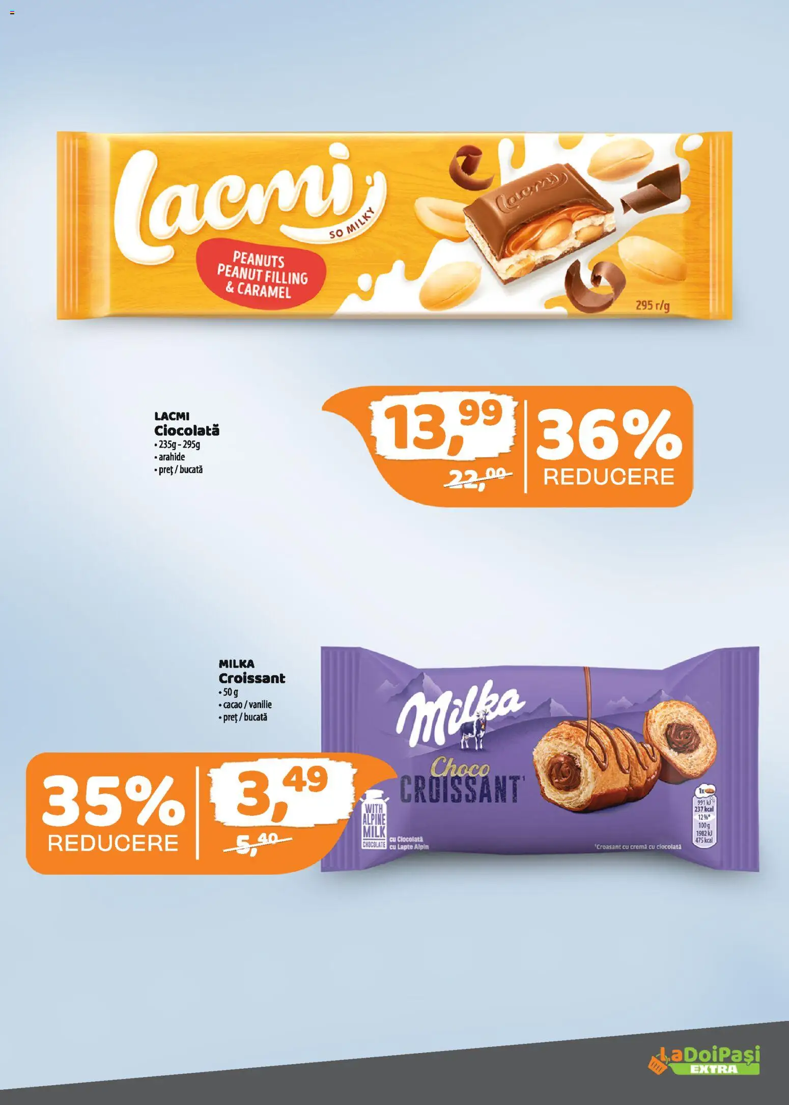Catalog La Doi Pași 16 - 27 Februarie 2026 | Pagina 4 | Produse: Lapte, Cremă, Ciocolată, Cacao