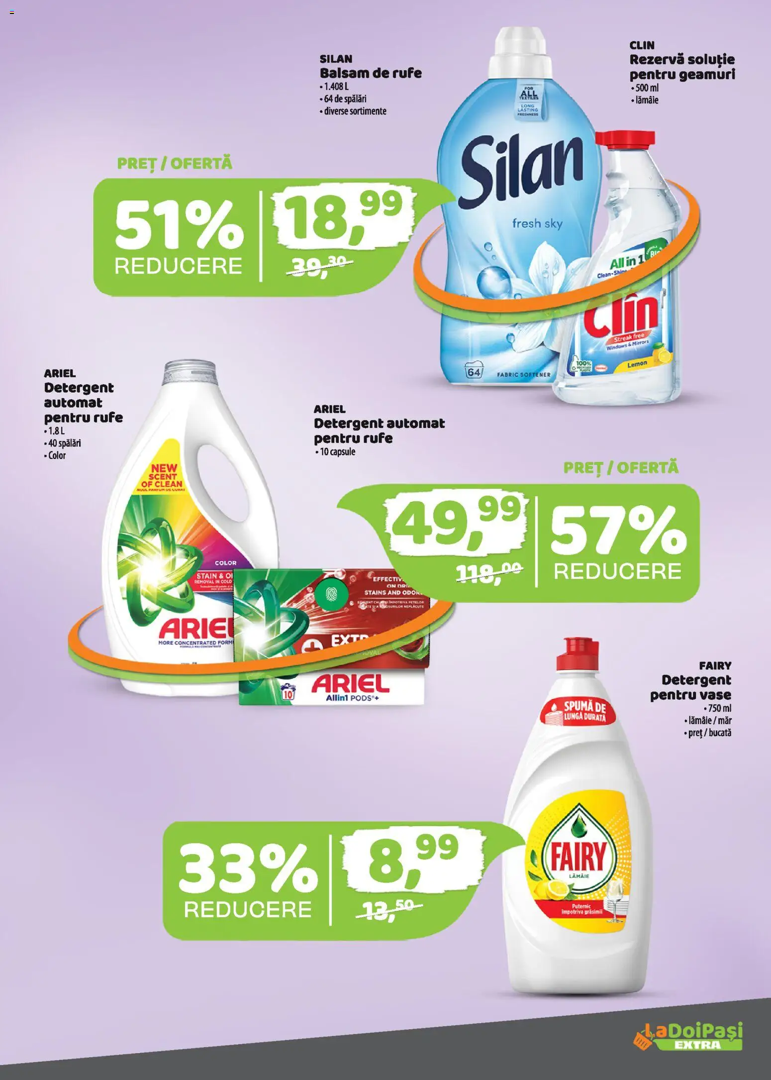 Catalog La Doi Pași 16 - 27 Februarie 2026 | Pagina 9 | Produse: Pomelo, Kedi Ödül Oyuncakları, Detergent, Lămâie