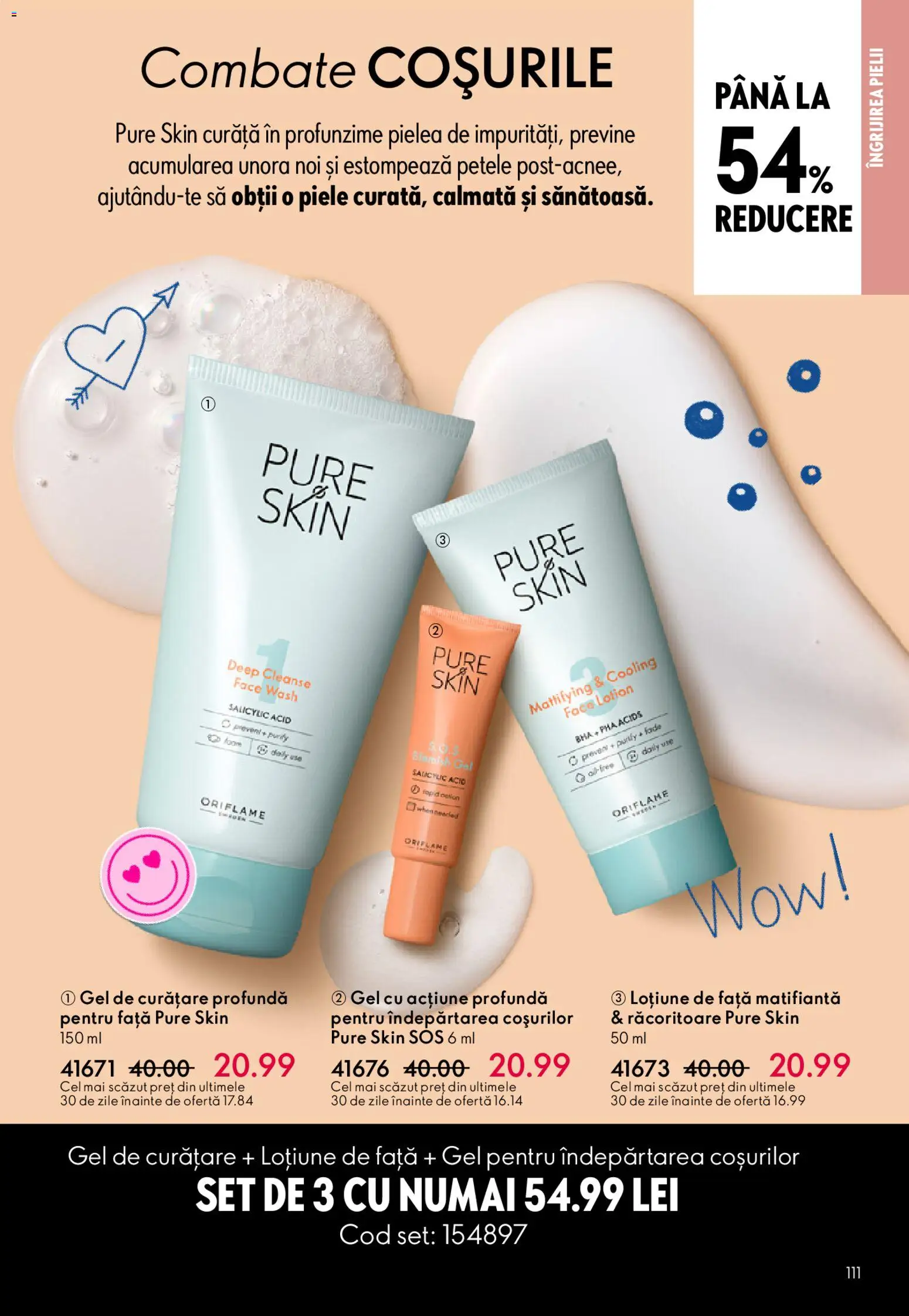 Catalog Oriflame 11 Februarie - 2 Martie 2026 | Pagina 111 | Produse: Gel de curățare, Sos