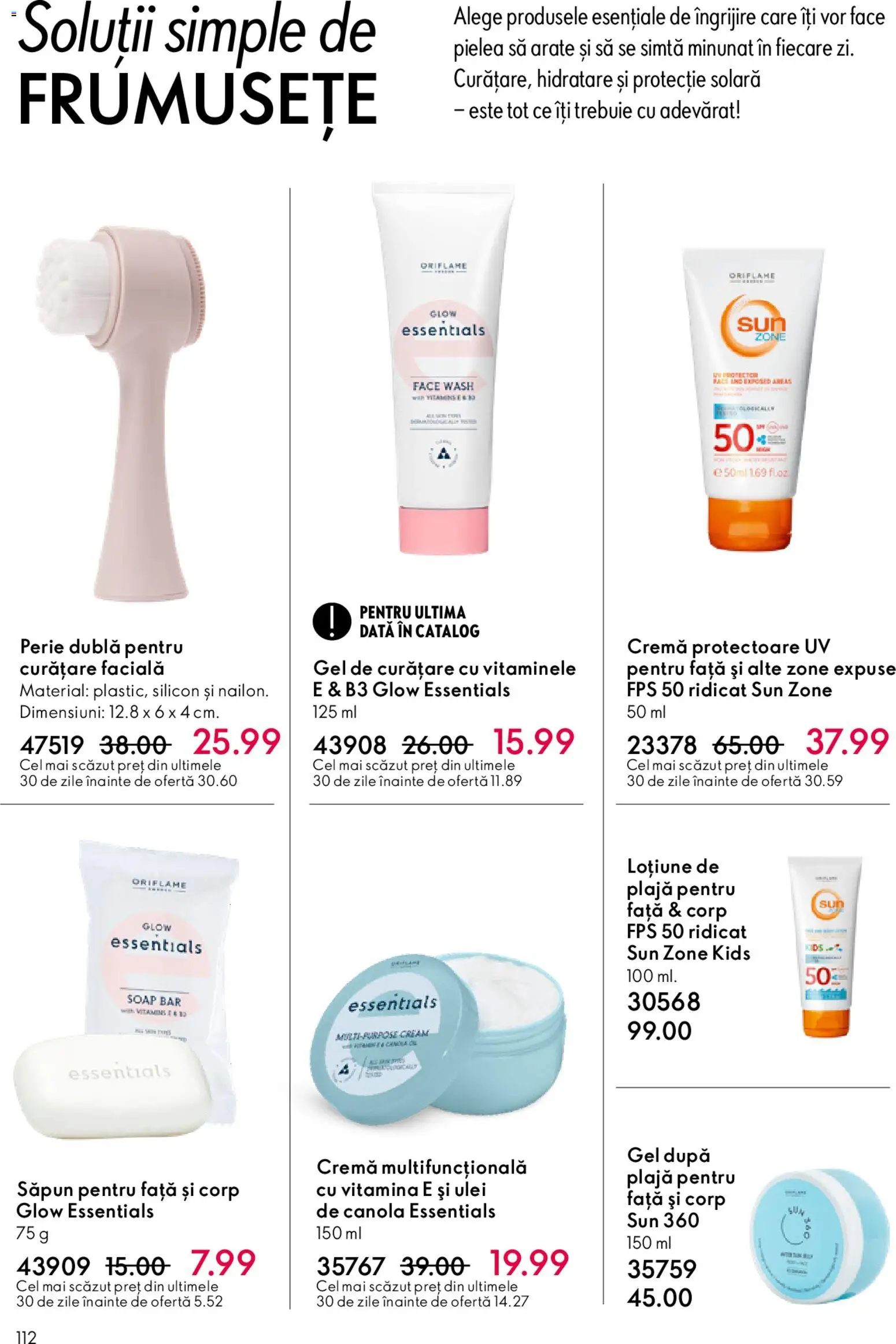 Catalog Oriflame 11 Februarie - 2 Martie 2026 | Pagina 112 | Produse: Perie, Cremă, Ulei, Săpun