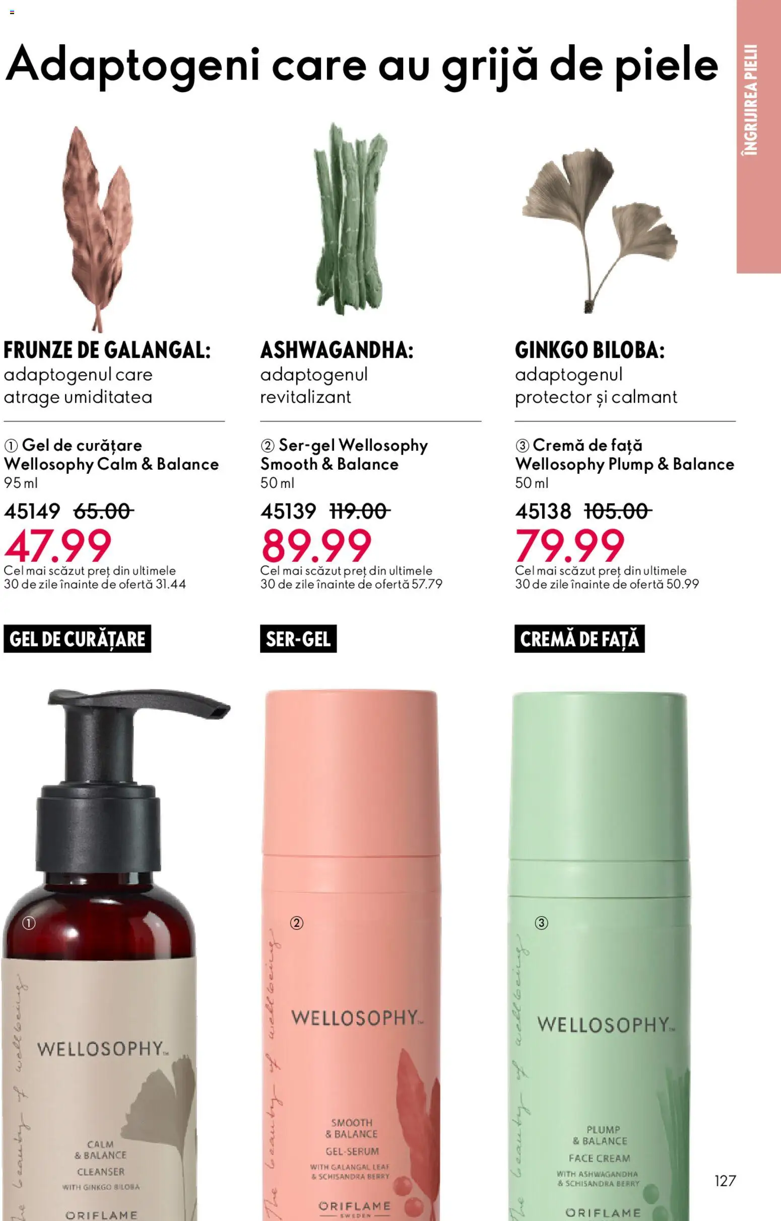 Catalog Oriflame 11 Februarie - 2 Martie 2026 | Pagina 127 | Produse: Gel de curățare, Cremă