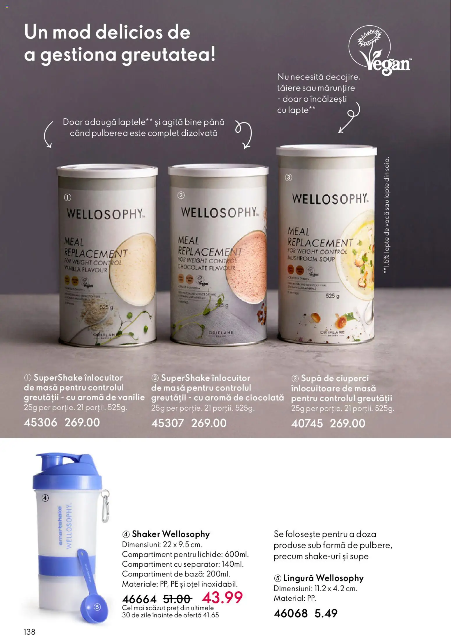 Catalog Oriflame 11 Februarie - 2 Martie 2026 | Pagina 138 | Produse: Masă, Ciuperci, Lapte, Ciocolată