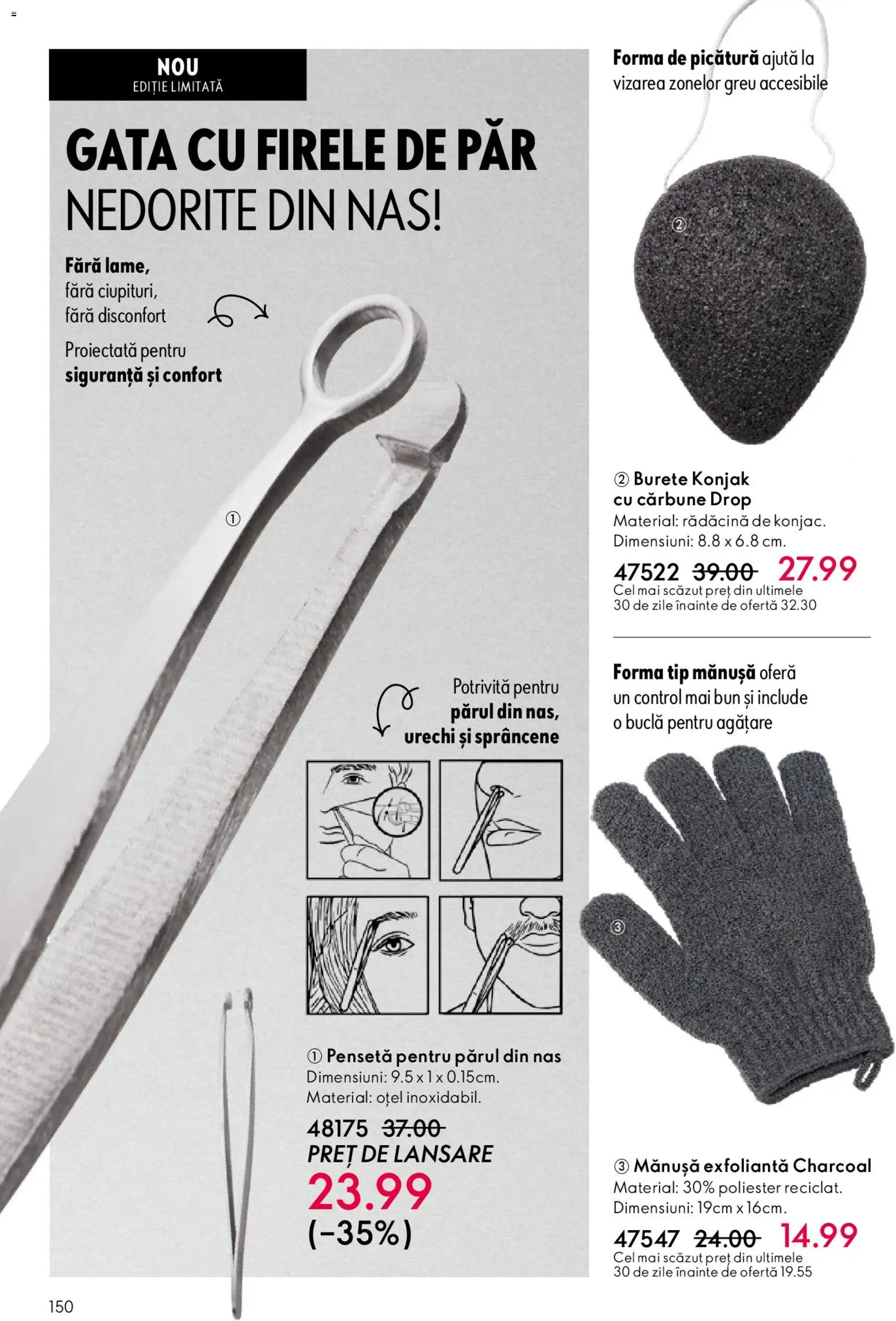 Catalog Oriflame 11 Februarie - 2 Martie 2026 | Pagina 150 | Produse: Pensetă, Burete