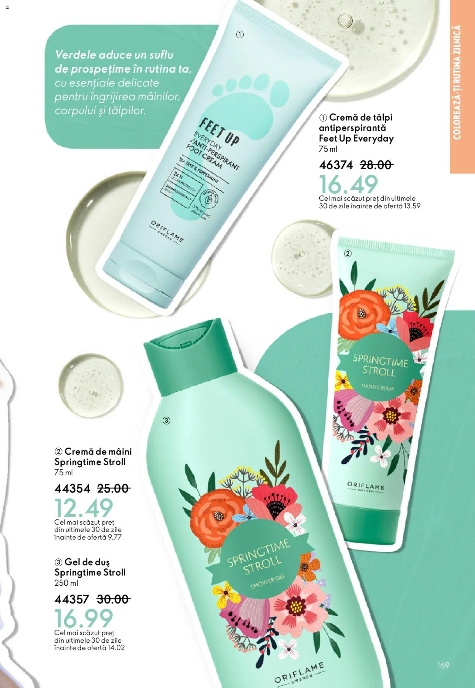 Catalog Oriflame 11 Februarie - 2 Martie 2026 | Pagina 169 | Produse: Duș, Cremă, Cremă de mâini, Gel de duș