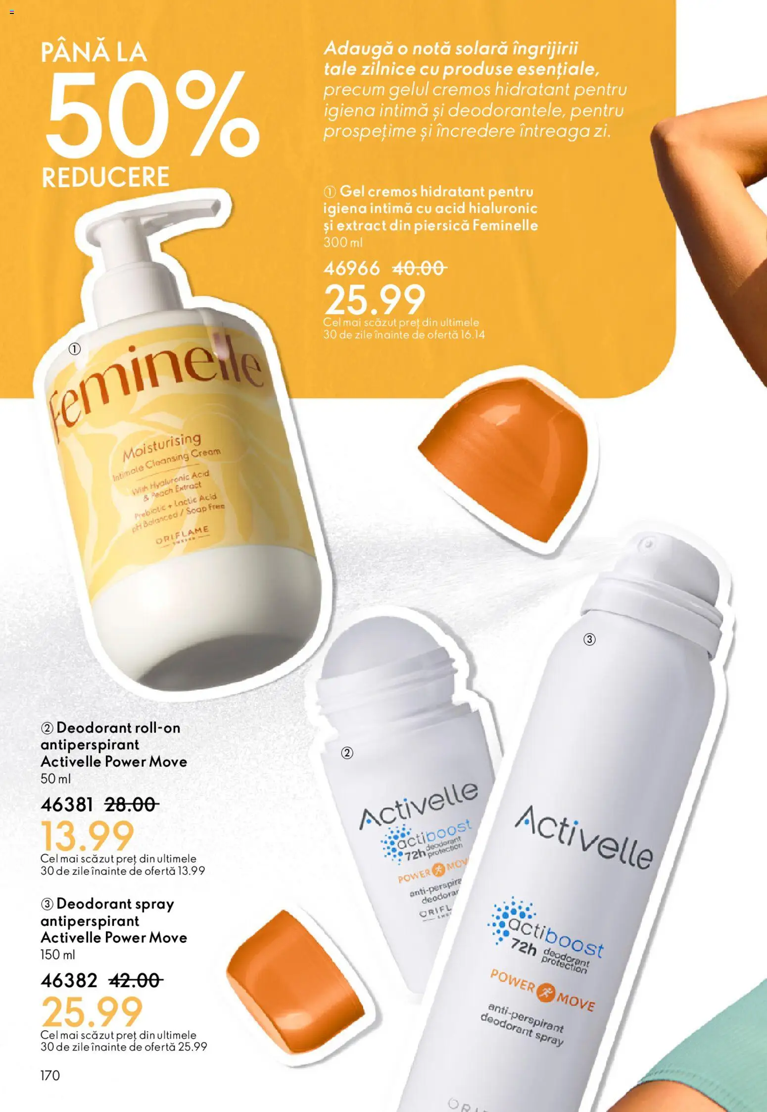 Catalog Oriflame 11 Februarie - 2 Martie 2026 | Pagina 170 | Produse: Piersică, Deodorant, Antiperspirant