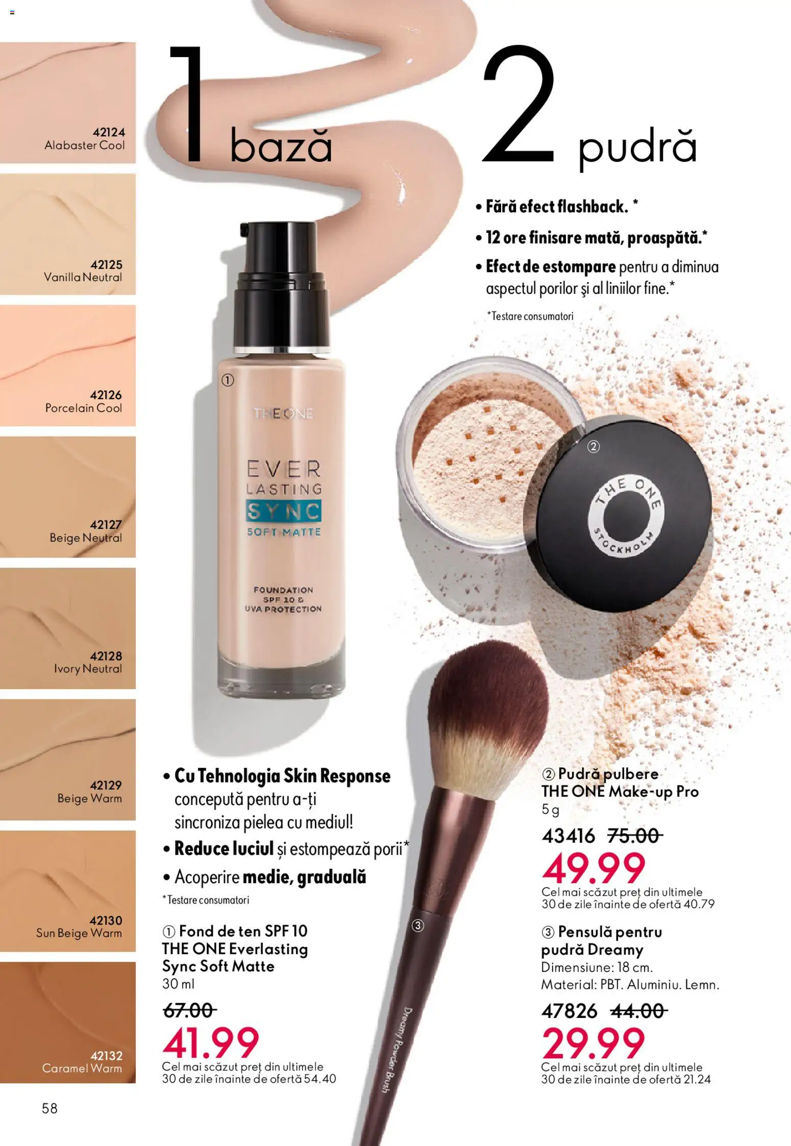 Catalog Oriflame 11 Februarie - 2 Martie 2026 | Pagina 58 | Produse: Fond de ten, Pudră