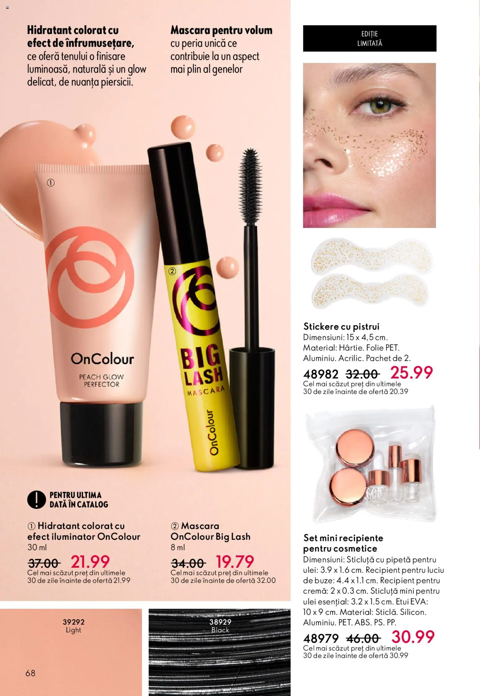 Catalog Oriflame 11 Februarie - 2 Martie 2026 | Pagina 68 | Produse: Iluminator, Recipiente, Mascara, Cremă