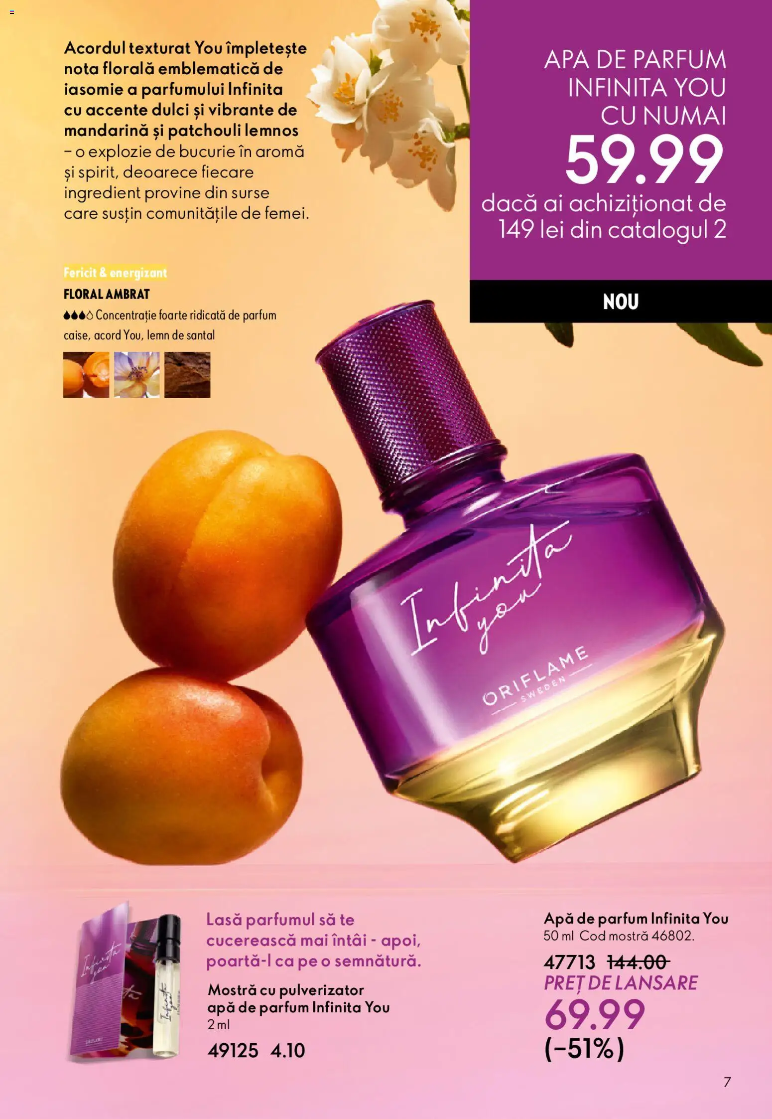Catalog Oriflame 11 Februarie - 2 Martie 2026 | Pagina 7 | Produse: Apă de parfum, Parfum, Apă