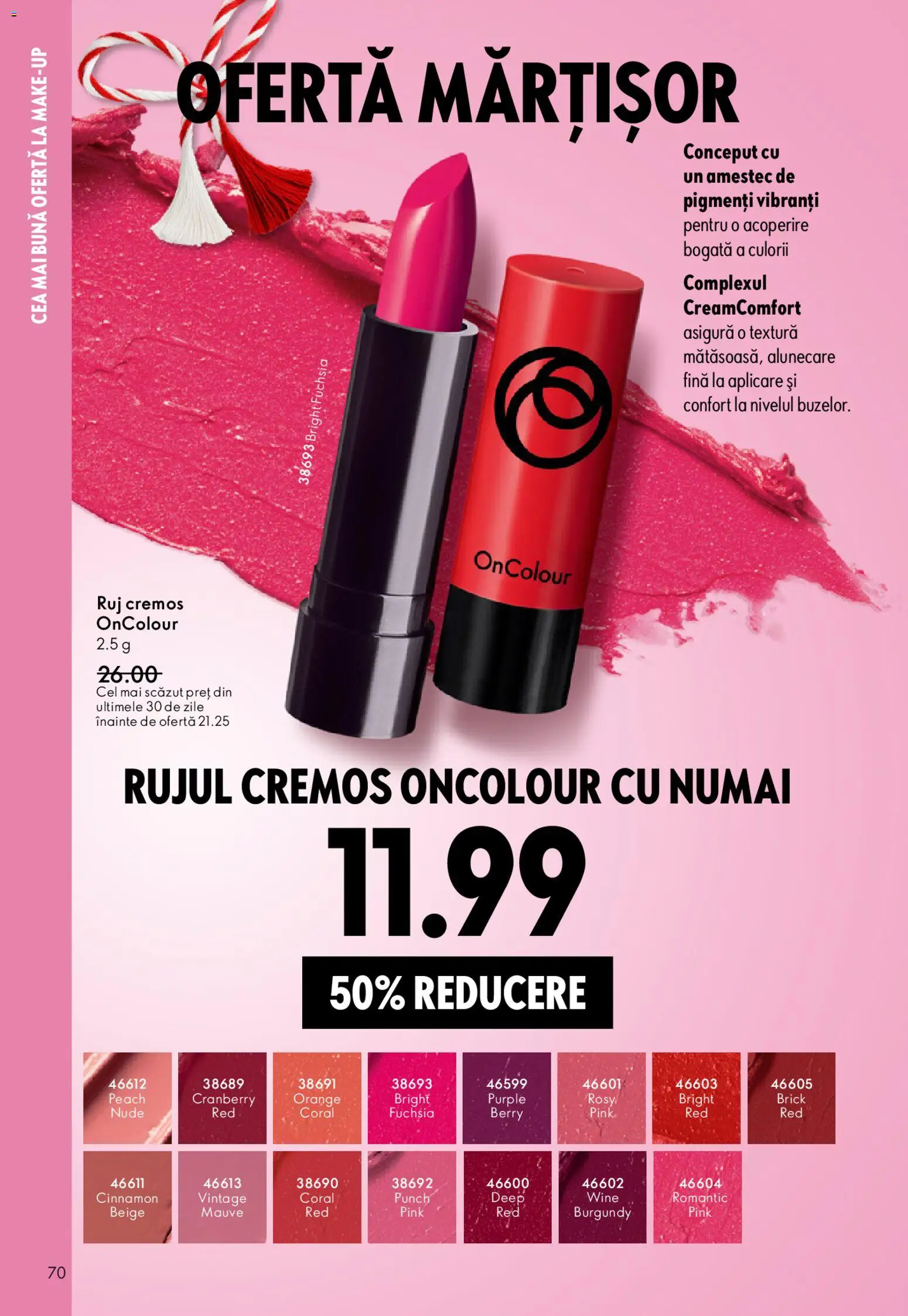 Catalog Oriflame 11 Februarie - 2 Martie 2026 | Pagina 70 | Produse: Ruj