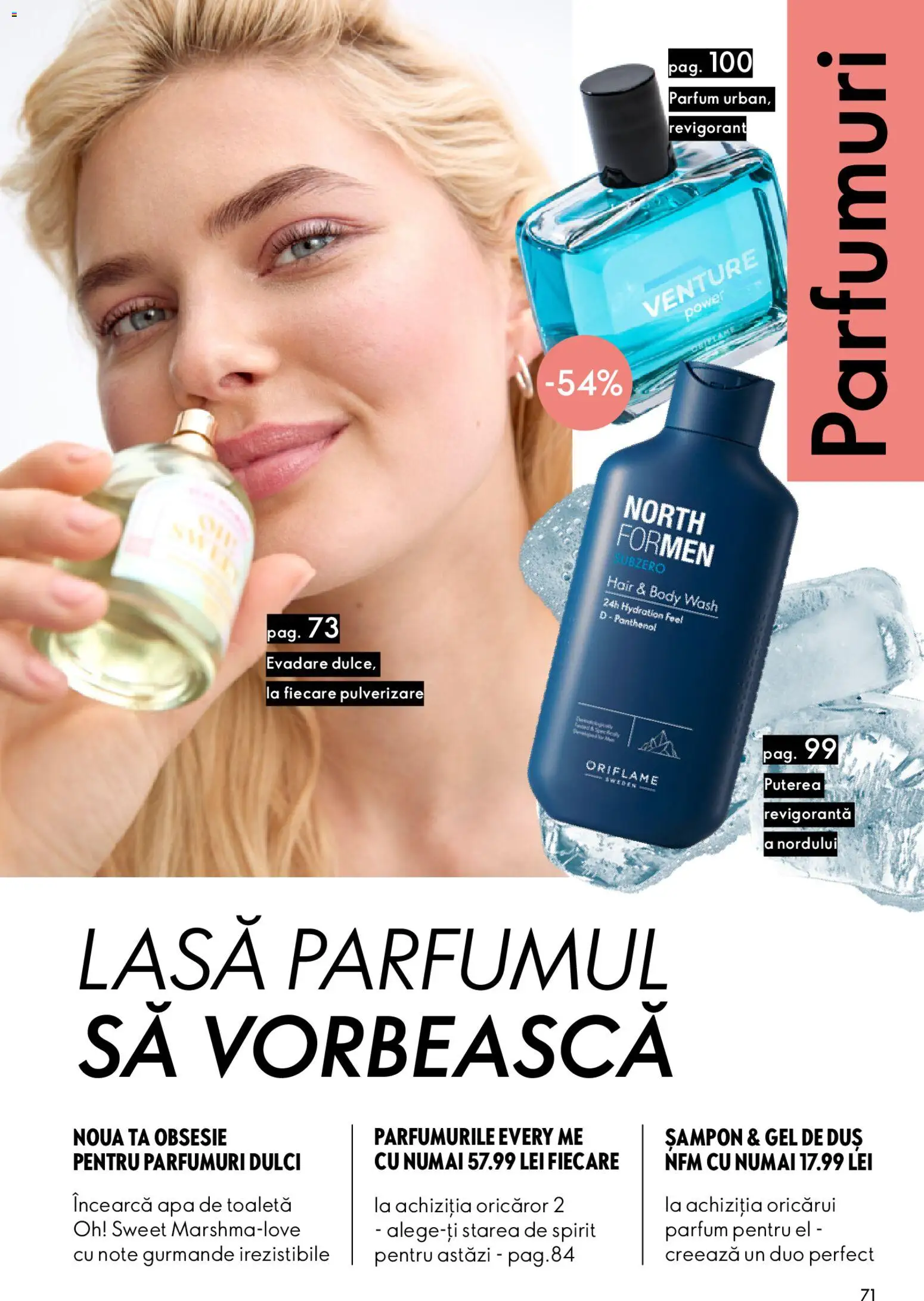 Catalog Oriflame 11 Februarie - 2 Martie 2026 | Pagina 71 | Produse: Body, Duș, Parfum, Apă