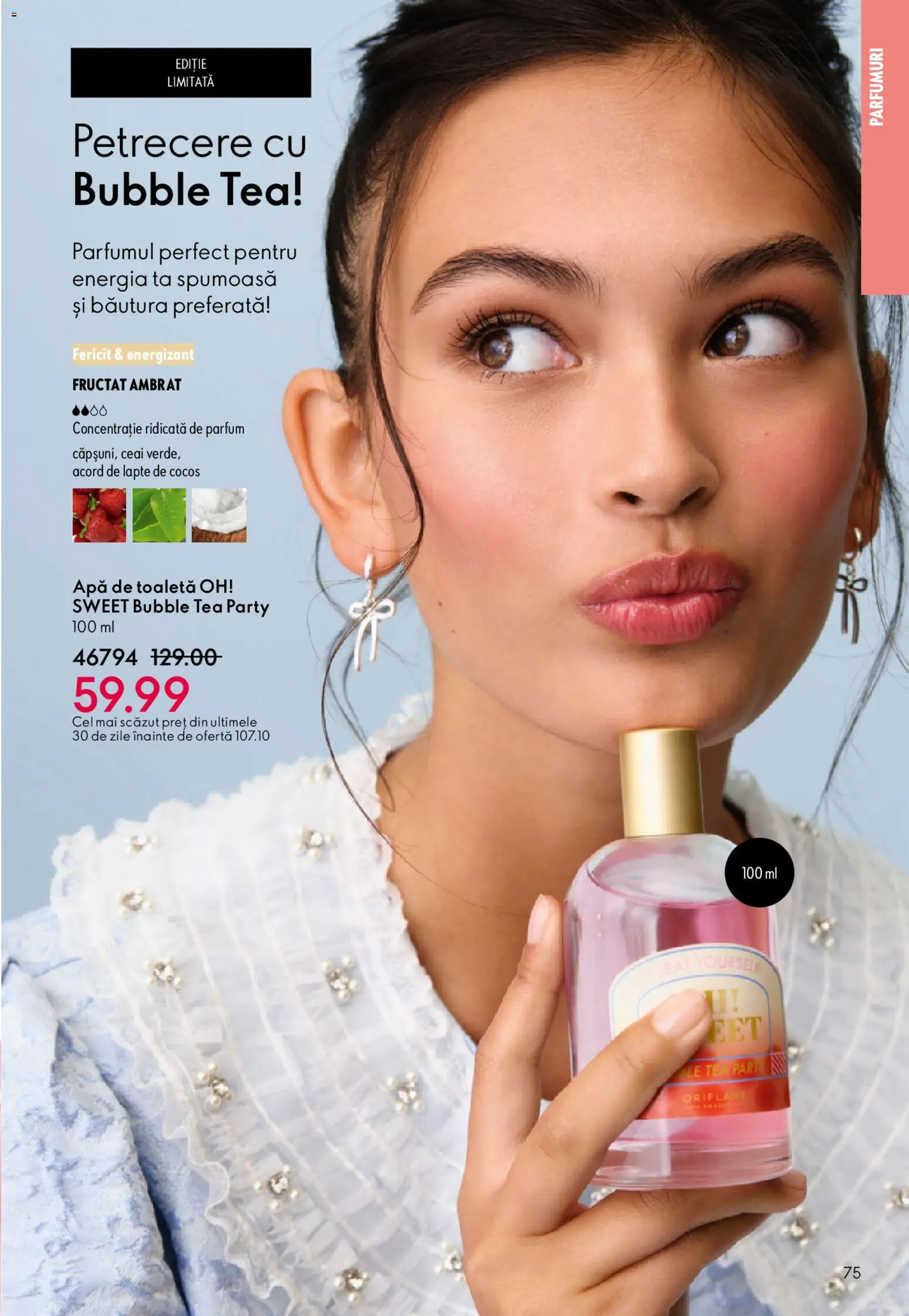 Catalog Oriflame 11 Februarie - 2 Martie 2026 | Pagina 75 | Produse: Liqueur, Toaletă, Ceai, Apă