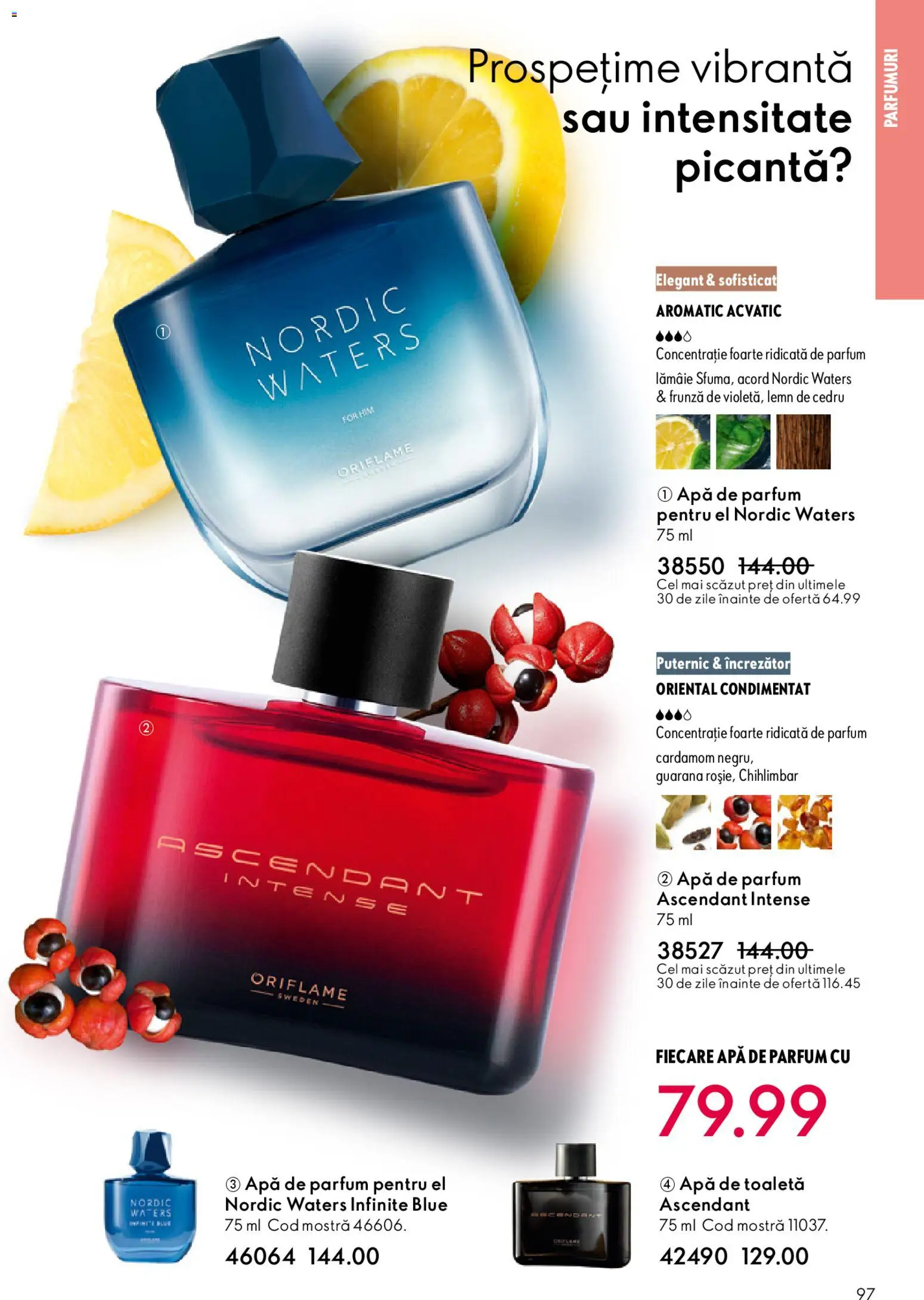 Catalog Oriflame 11 Februarie - 2 Martie 2026 | Pagina 97 | Produse: Parfum, Apă de toaletă, Apă, Lămâie