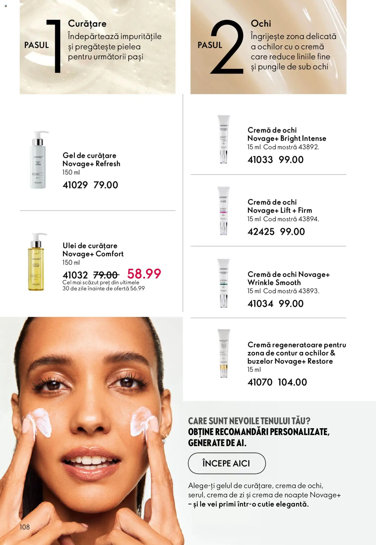 Catalog Oriflame 4 - 23 Martie 2026 | Pagina 108 | Produse: Cremă de noapte, Cutie, Cremă, Ulei