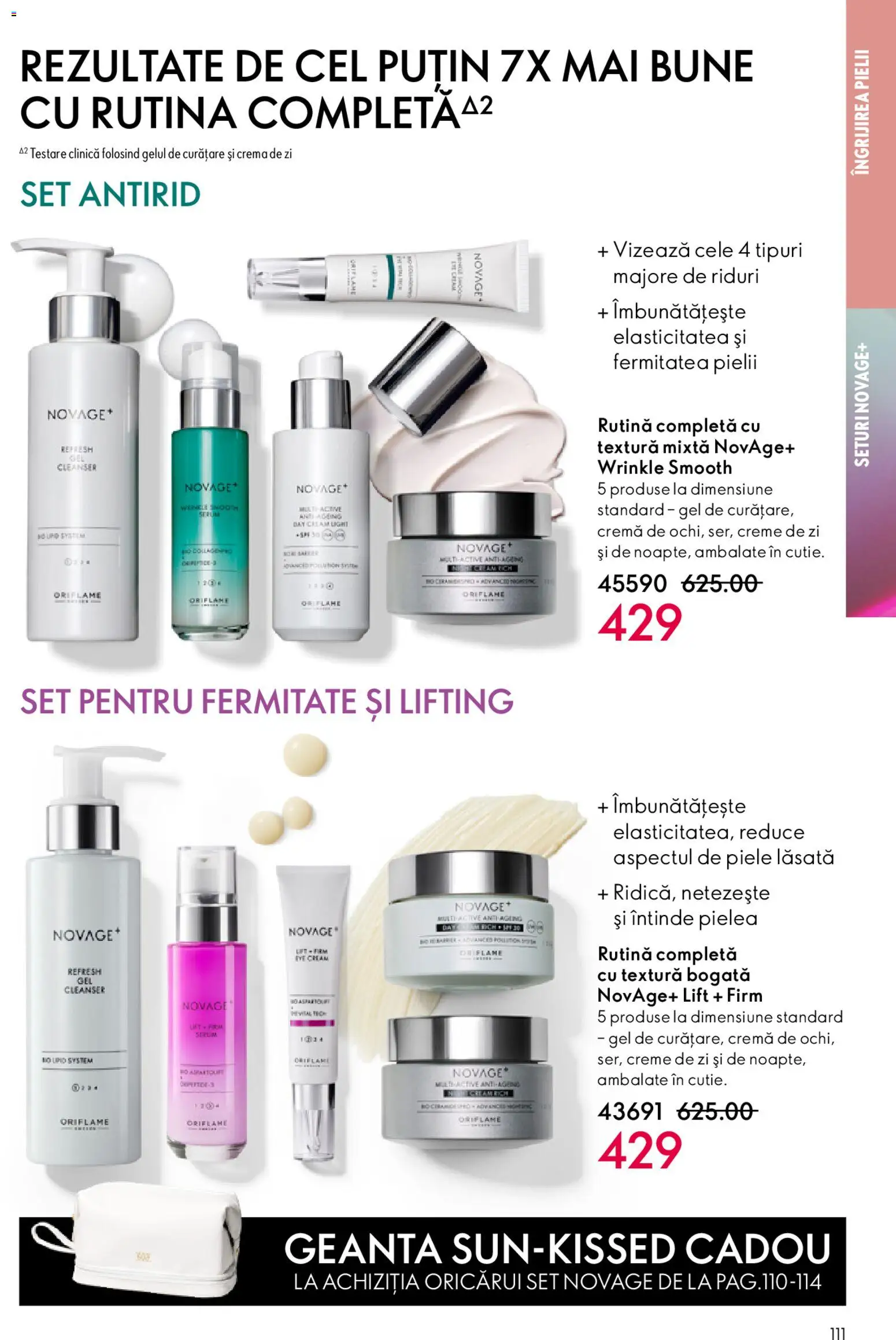 Catalog Oriflame 4 - 23 Martie 2026 | Pagina 111 | Produse: Cremă de zi, Geantă, Cremă