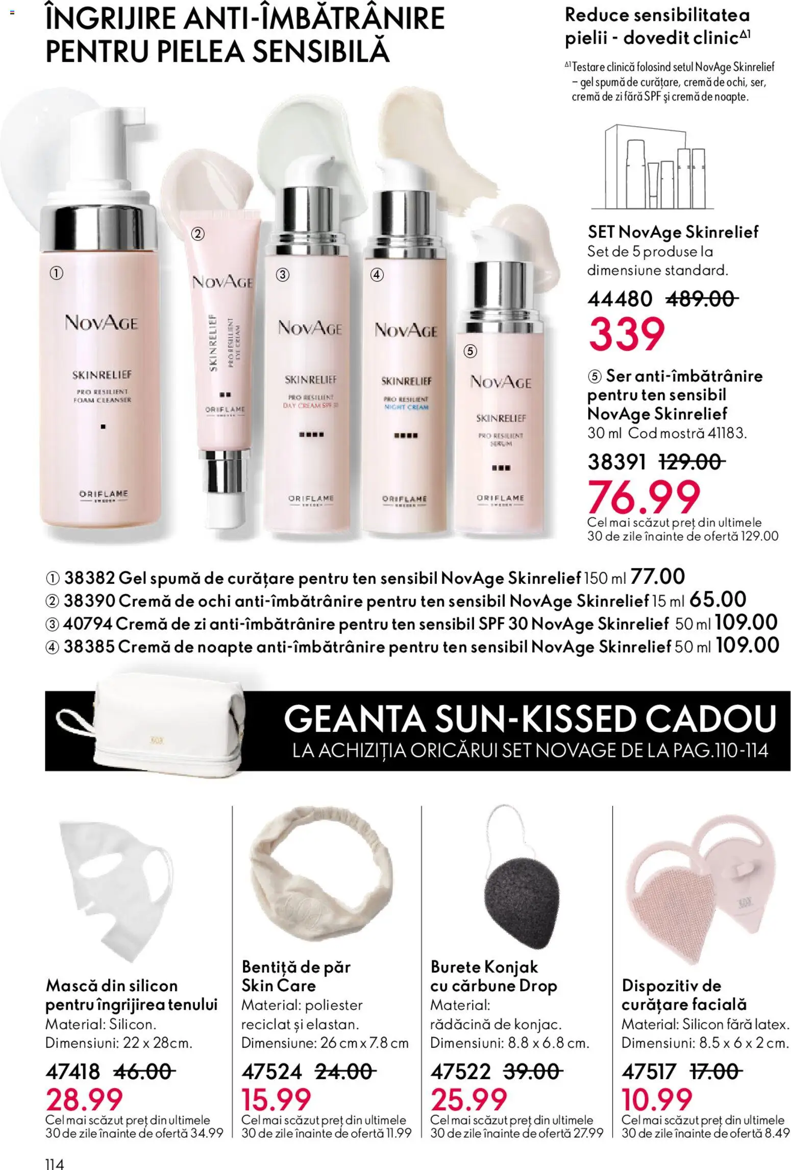 Catalog Oriflame 4 - 23 Martie 2026 | Pagina 114 | Produse: Bentiță de păr, Cremă de zi, Cremă de noapte, Cremă