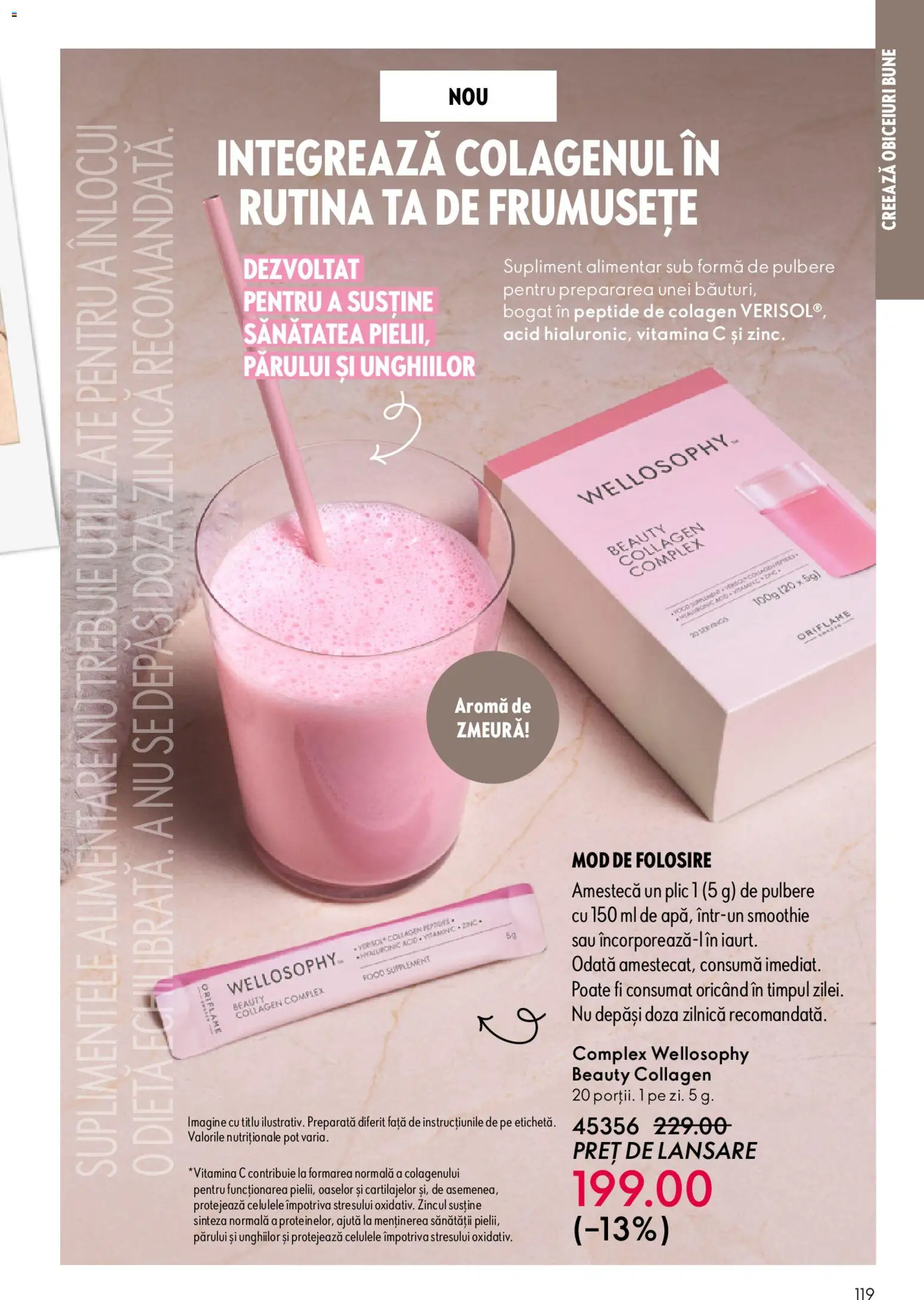 Catalog Oriflame 4 - 23 Martie 2026 | Pagina 119 | Produse: Zmeură, Smoothie