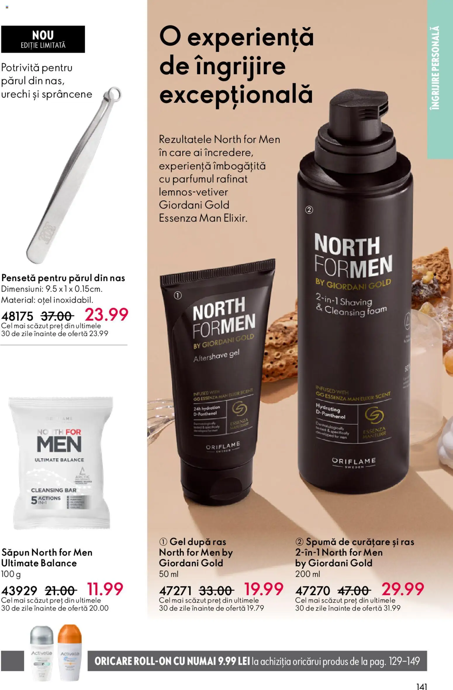 Catalog Oriflame 4 - 23 Martie 2026 | Pagina 141 | Produse: Pensetă, Săpun