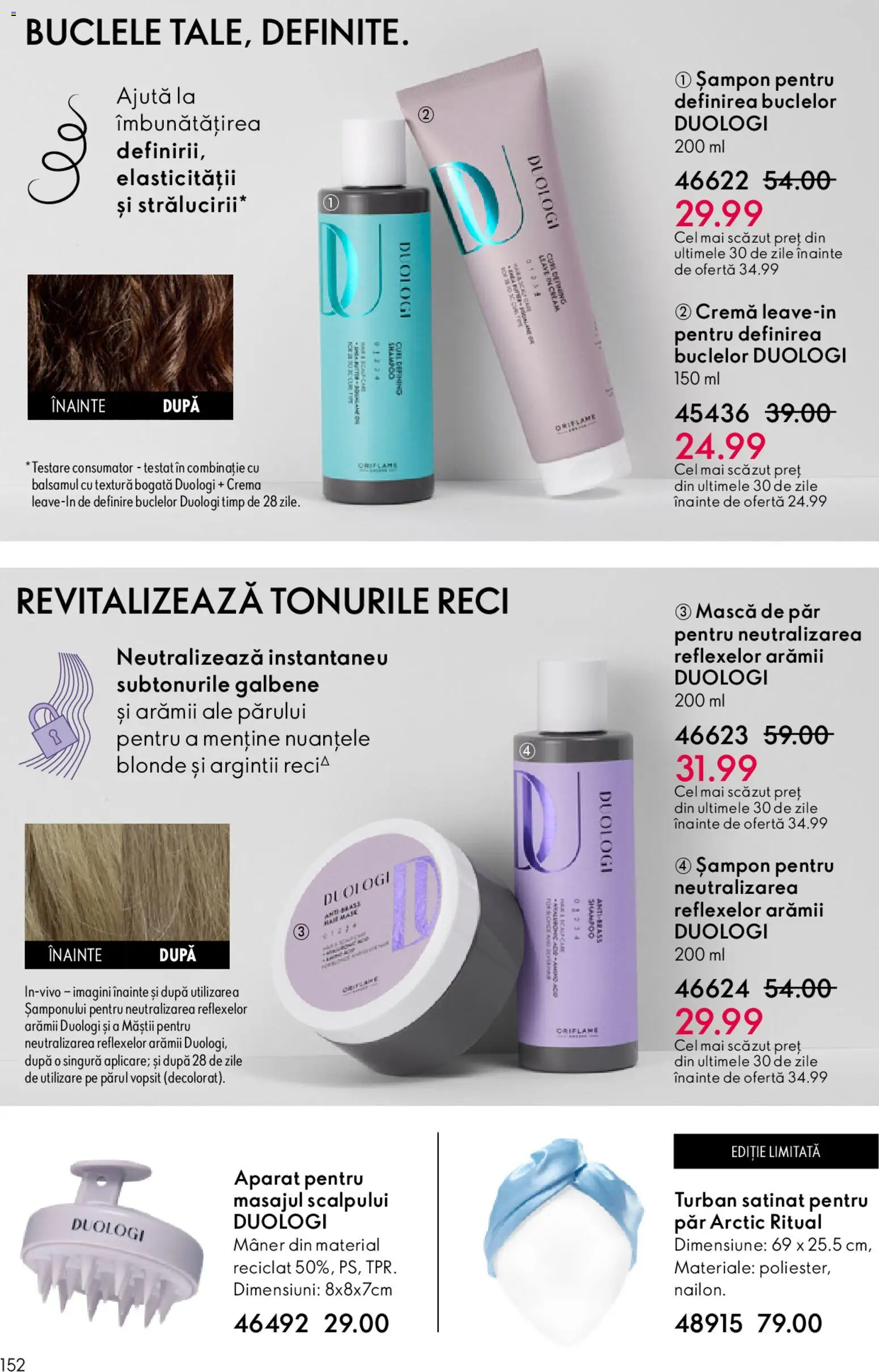Catalog Oriflame 4 - 23 Martie 2026 | Pagina 152 | Produse: Mâner, Șampon, Mască de păr, Cremă
