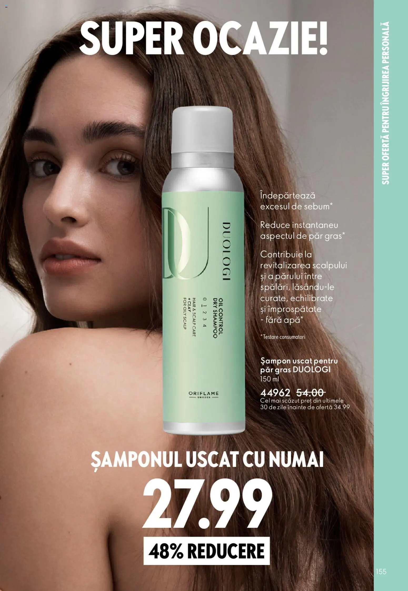 Catalog Oriflame 4 - 23 Martie 2026 | Pagina 155 | Produse: Șampon, Șampon uscat