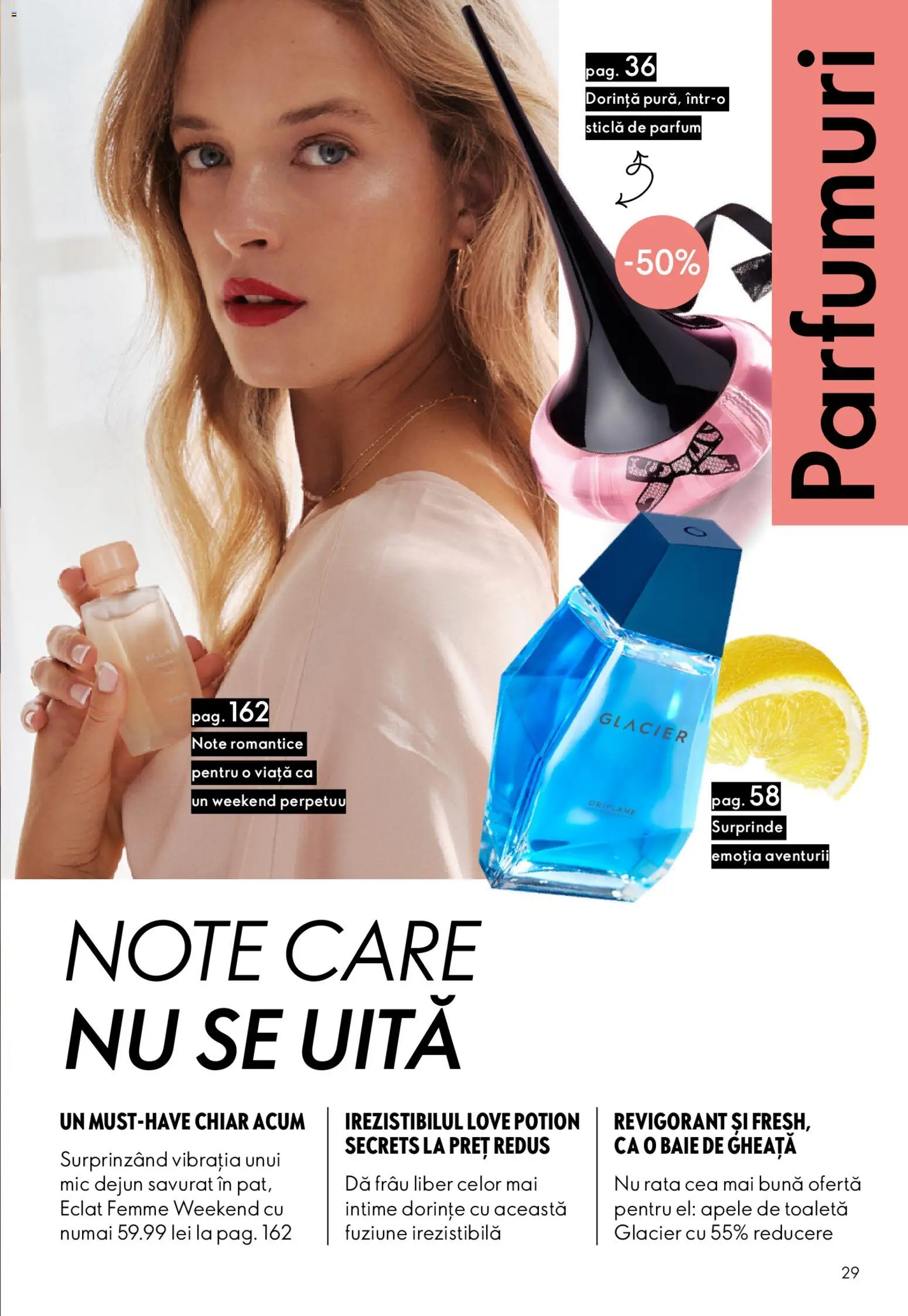 Catalog Oriflame 4 - 23 Martie 2026 | Pagina 29 | Produse: Toaletă, Parfum, Rață